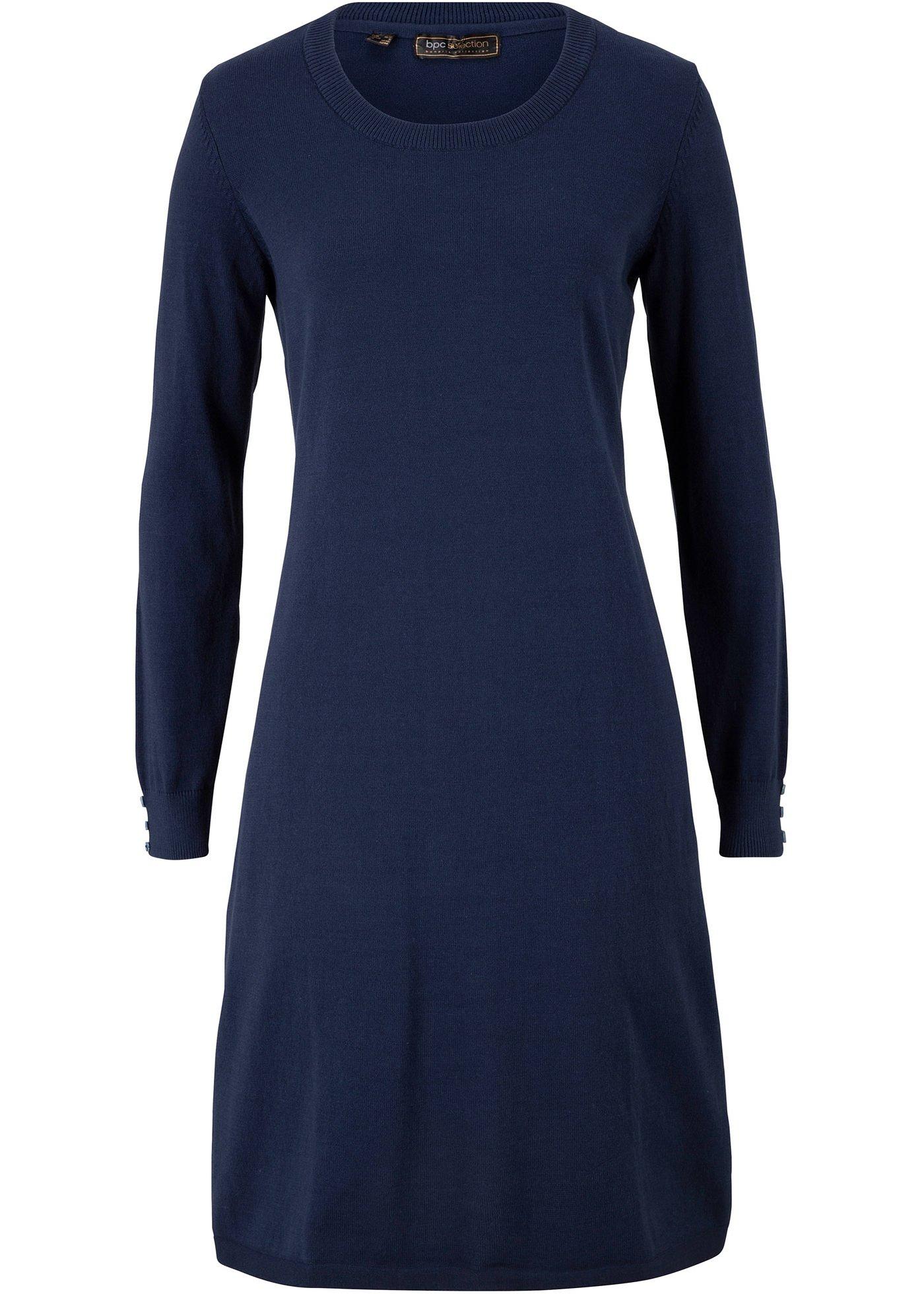 Robe en maille avec boutons