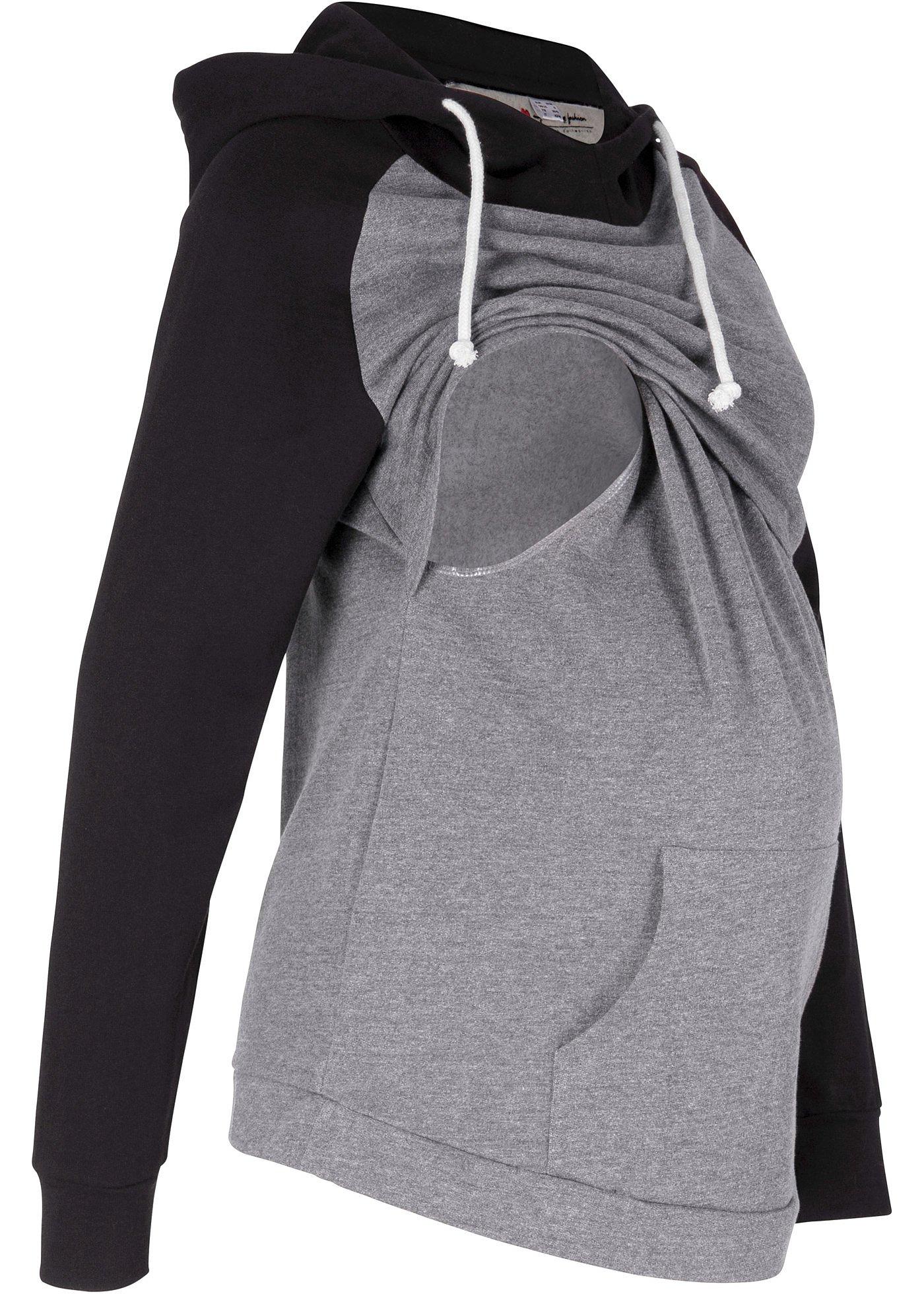 Sweat-shirt de grossesse avec fonction allaitement