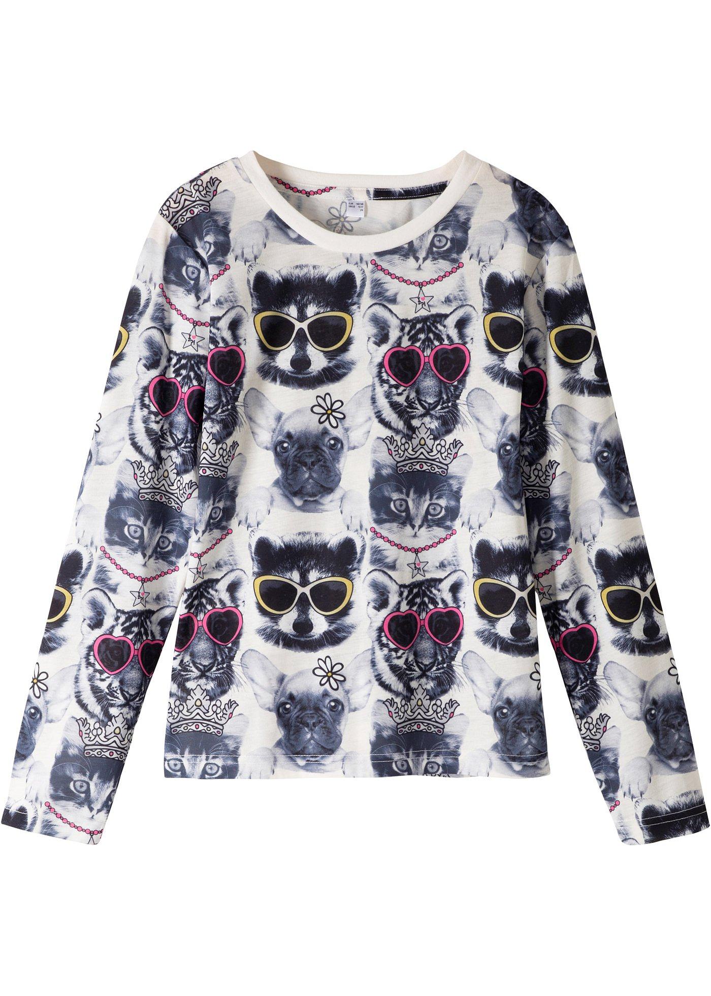 T-shirt manches longues à imprimé photo