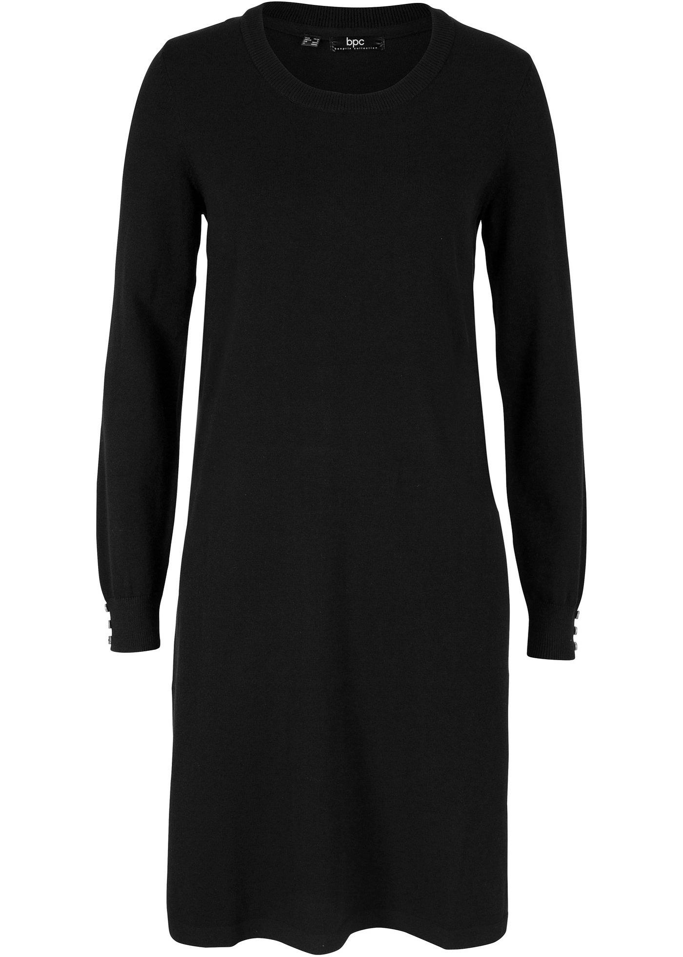 Robe en maille avec boutons