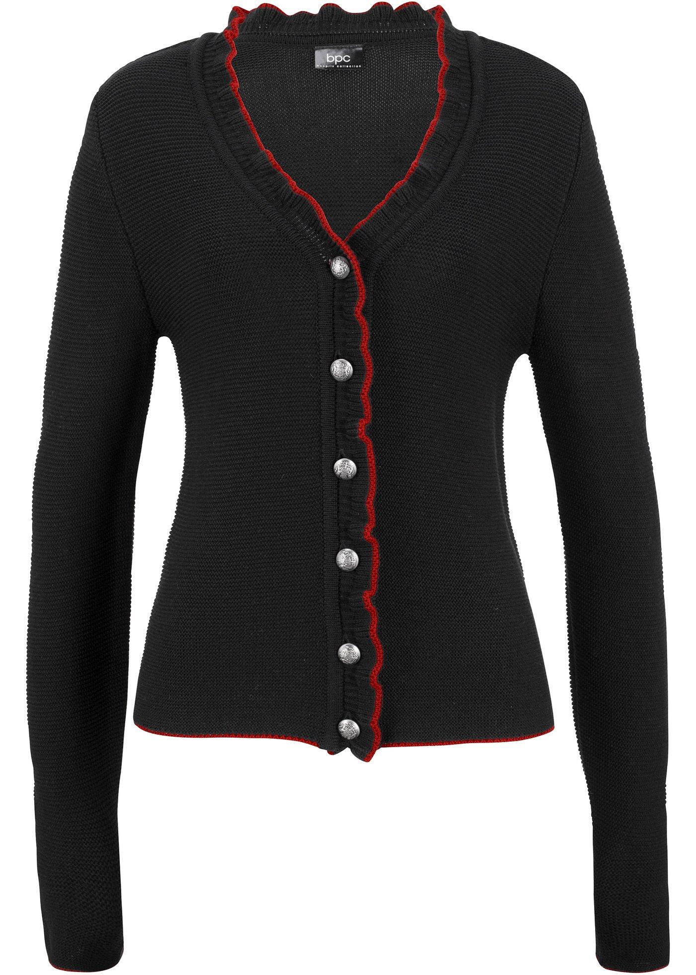 Gilet en maille bavarois avec ruchés