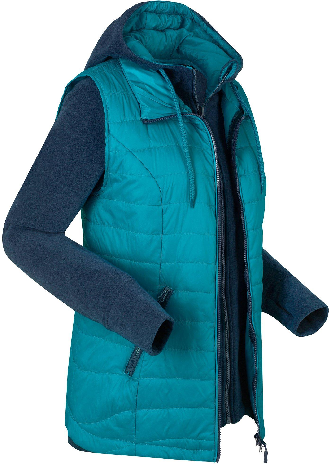 Gilet outdoor 3en1 avec veste en polaire intégrée