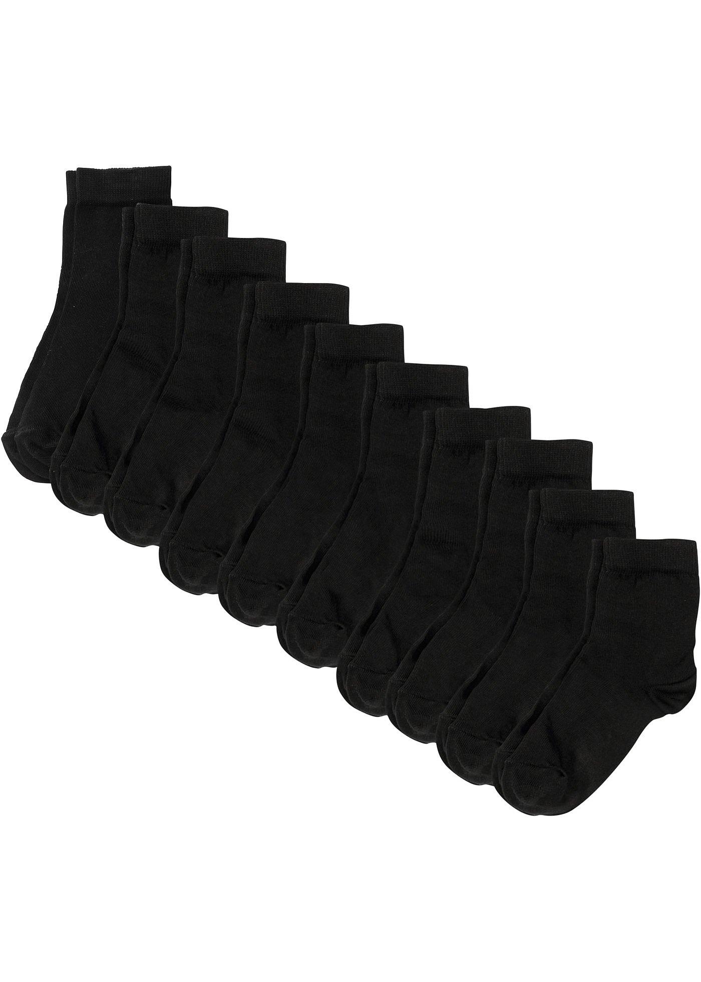 Image de Lot de 10 paires de chaussettes courtes basiques avec coton