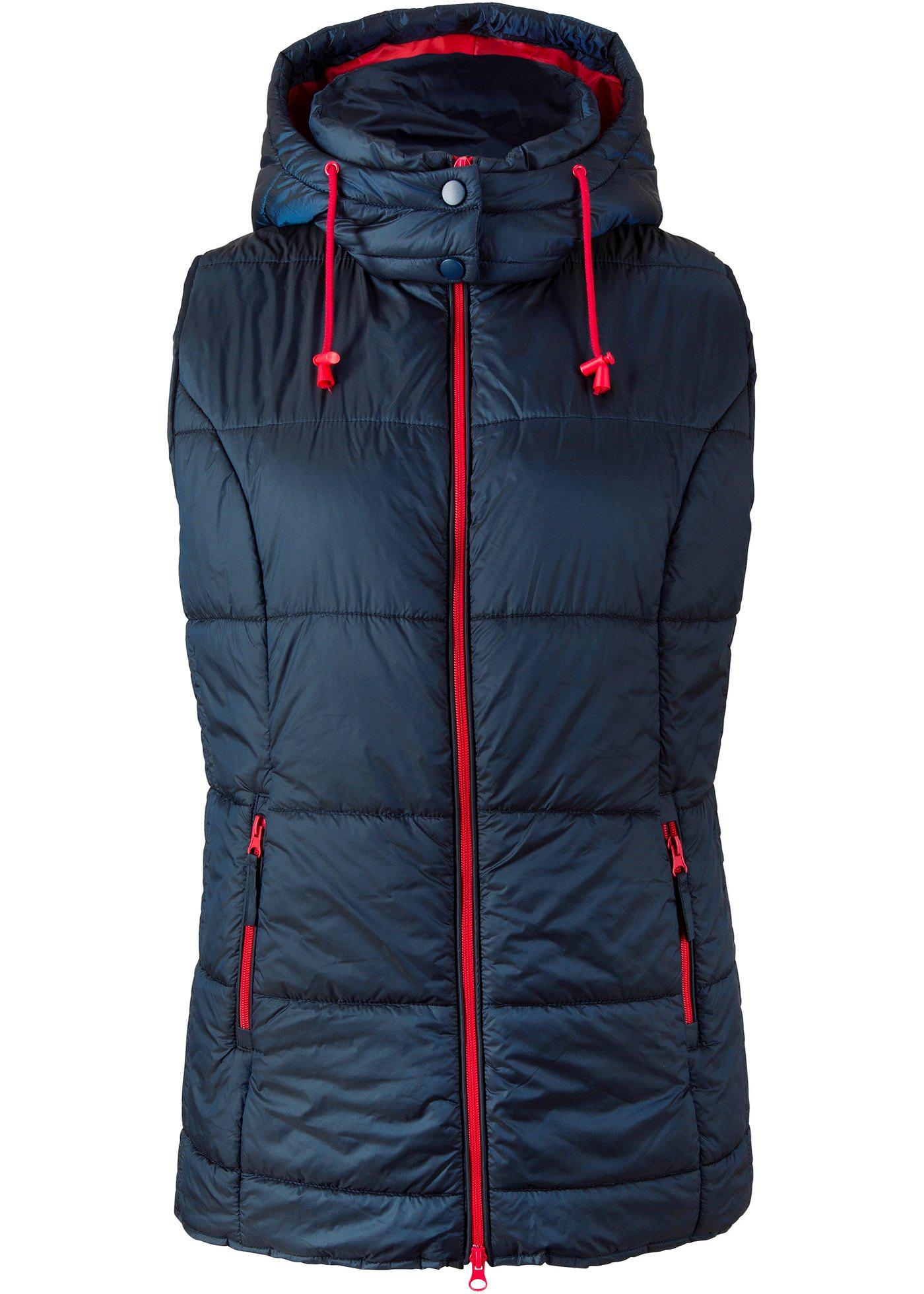 Gilet sans manches matelassé à capuche amovible