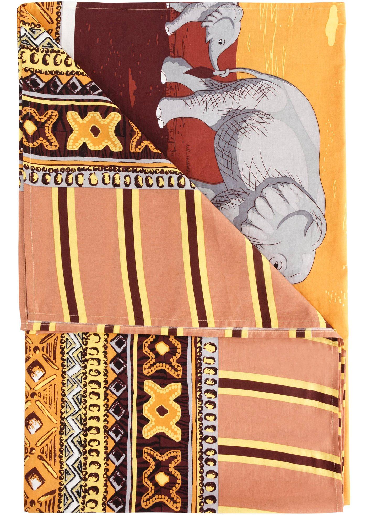 Couvre-lit motifs éléphants