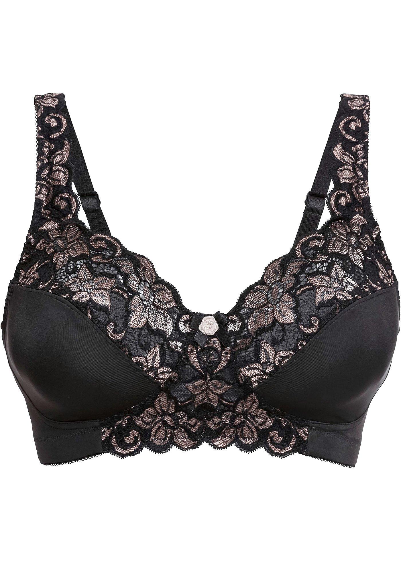 Soutien-gorge minimiseur sans armatures - noir/nude, Bon. C