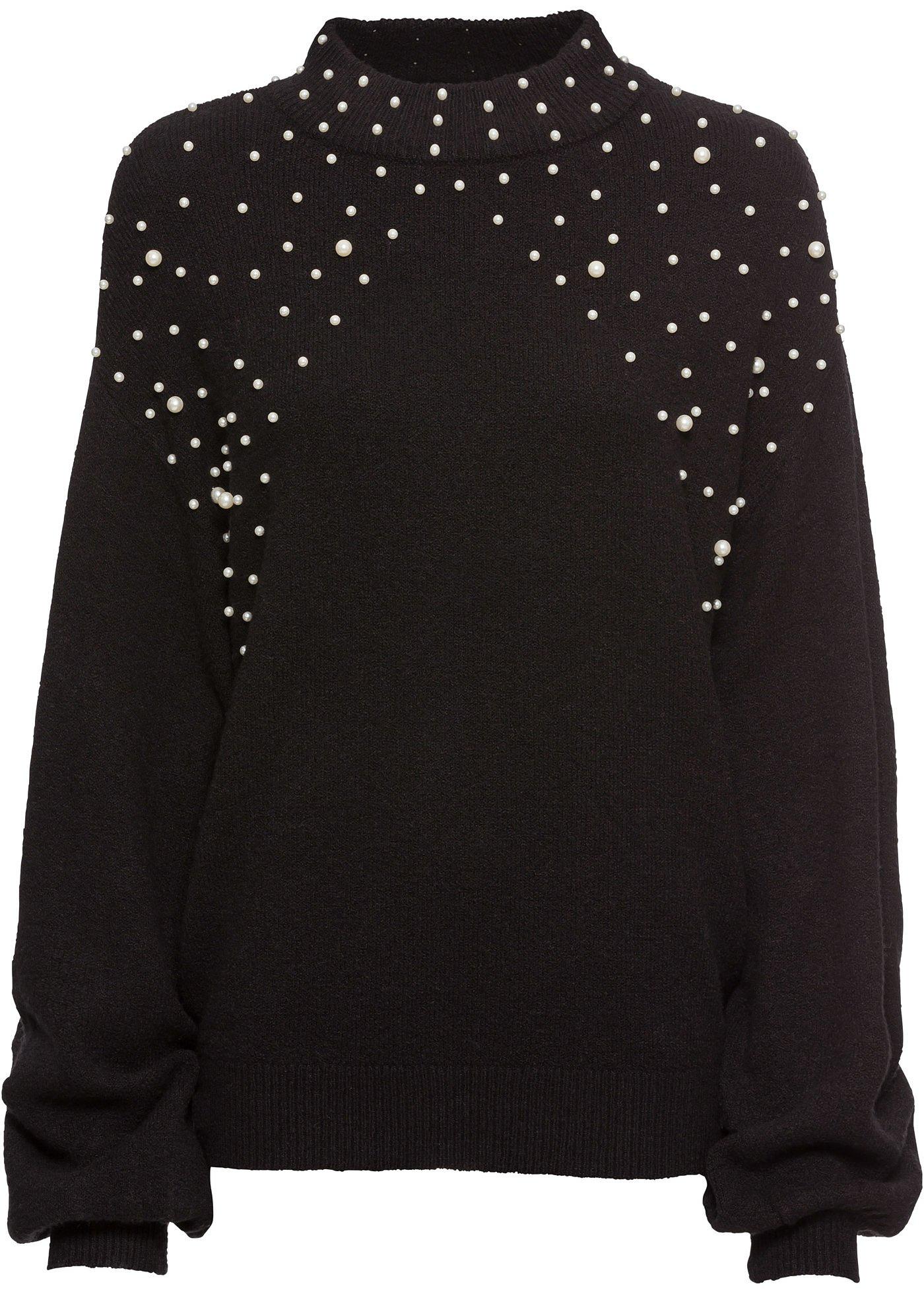 Pull en maille avec perles
