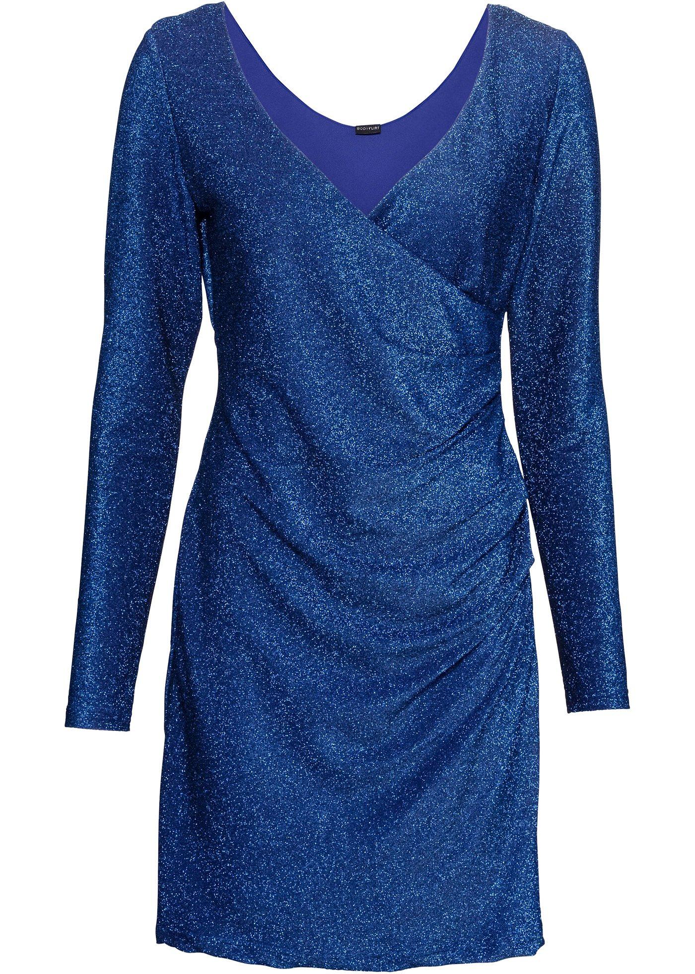 Robe portefeuille en lurex