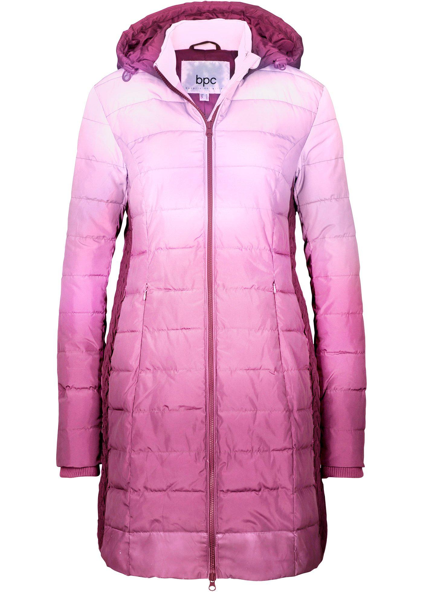 Veste matelassée avec dégradé de couleur