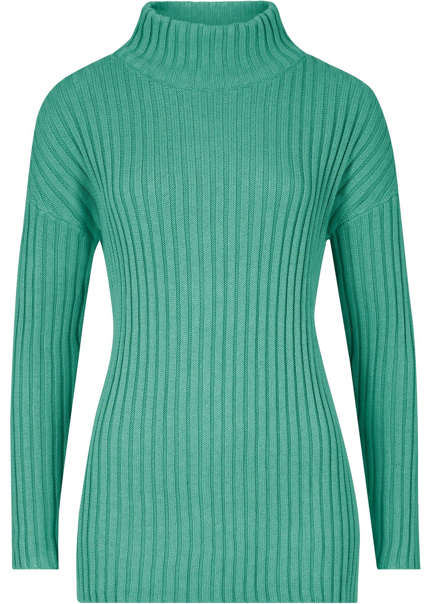 Pull coton à col haut