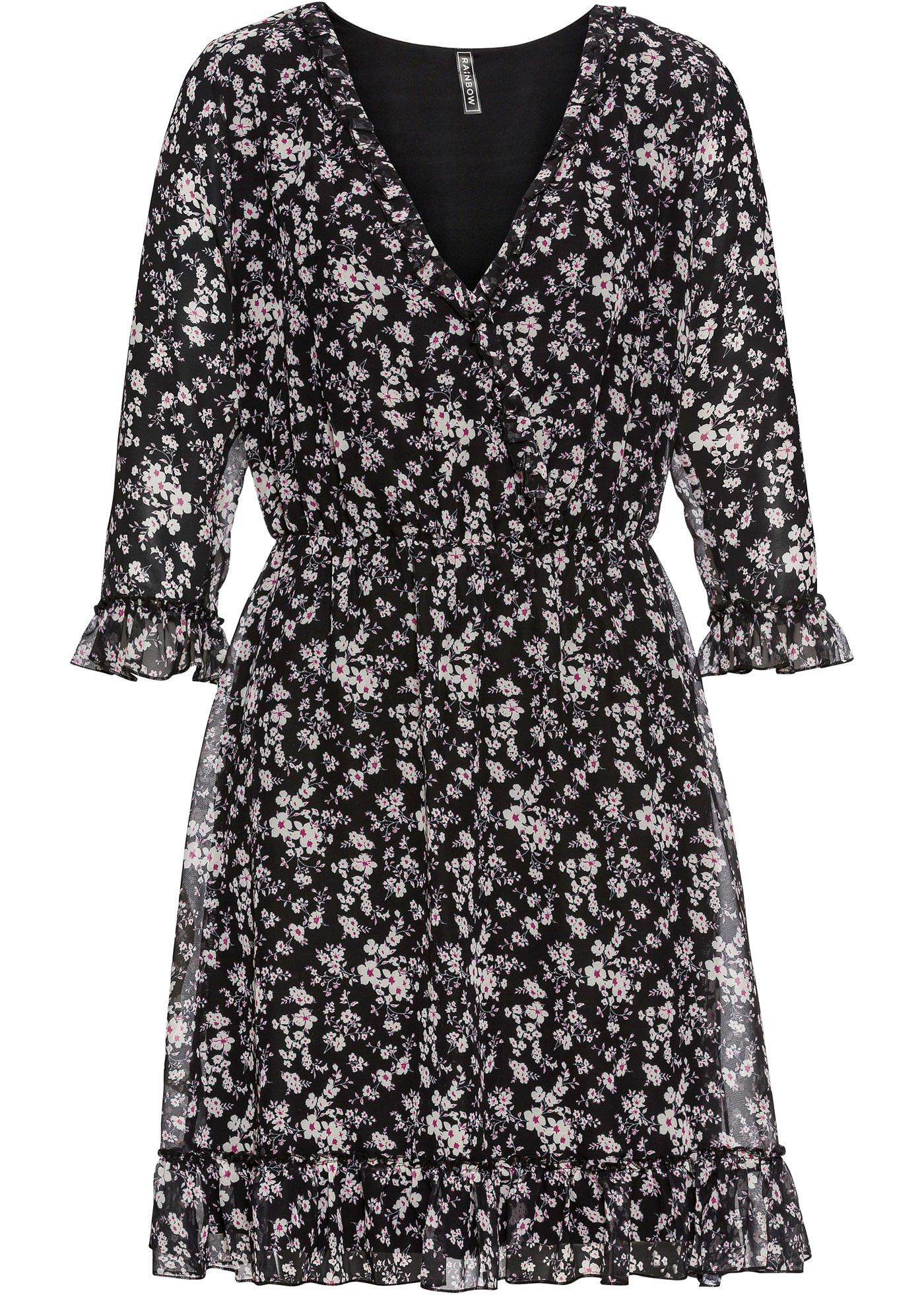 Robe-blouse à volants