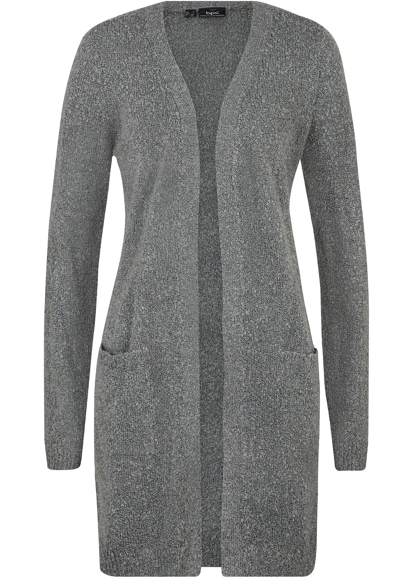 Image de Gilet long en maille bouclée