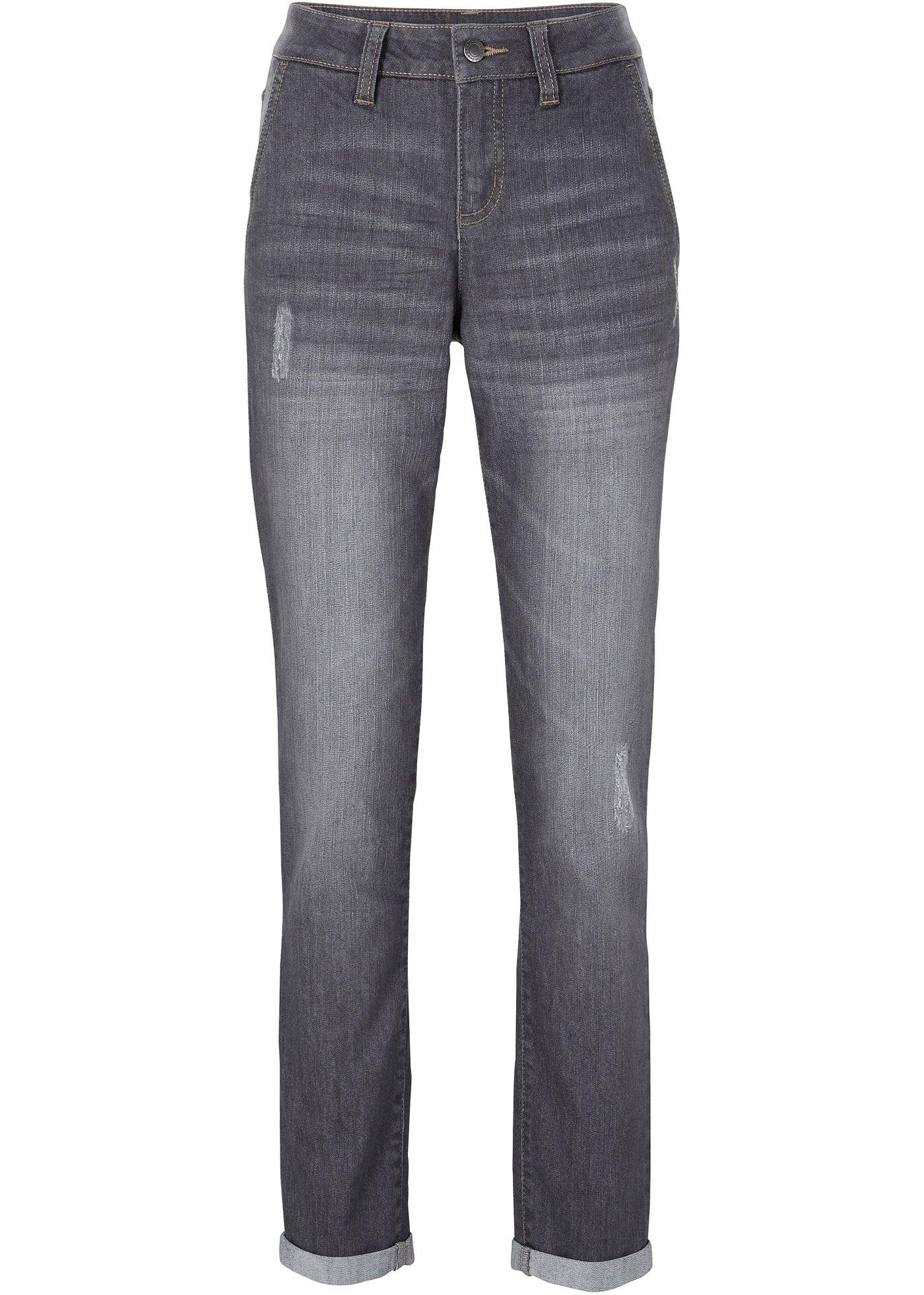 Jean extensible confort-stretch, Boyfriend