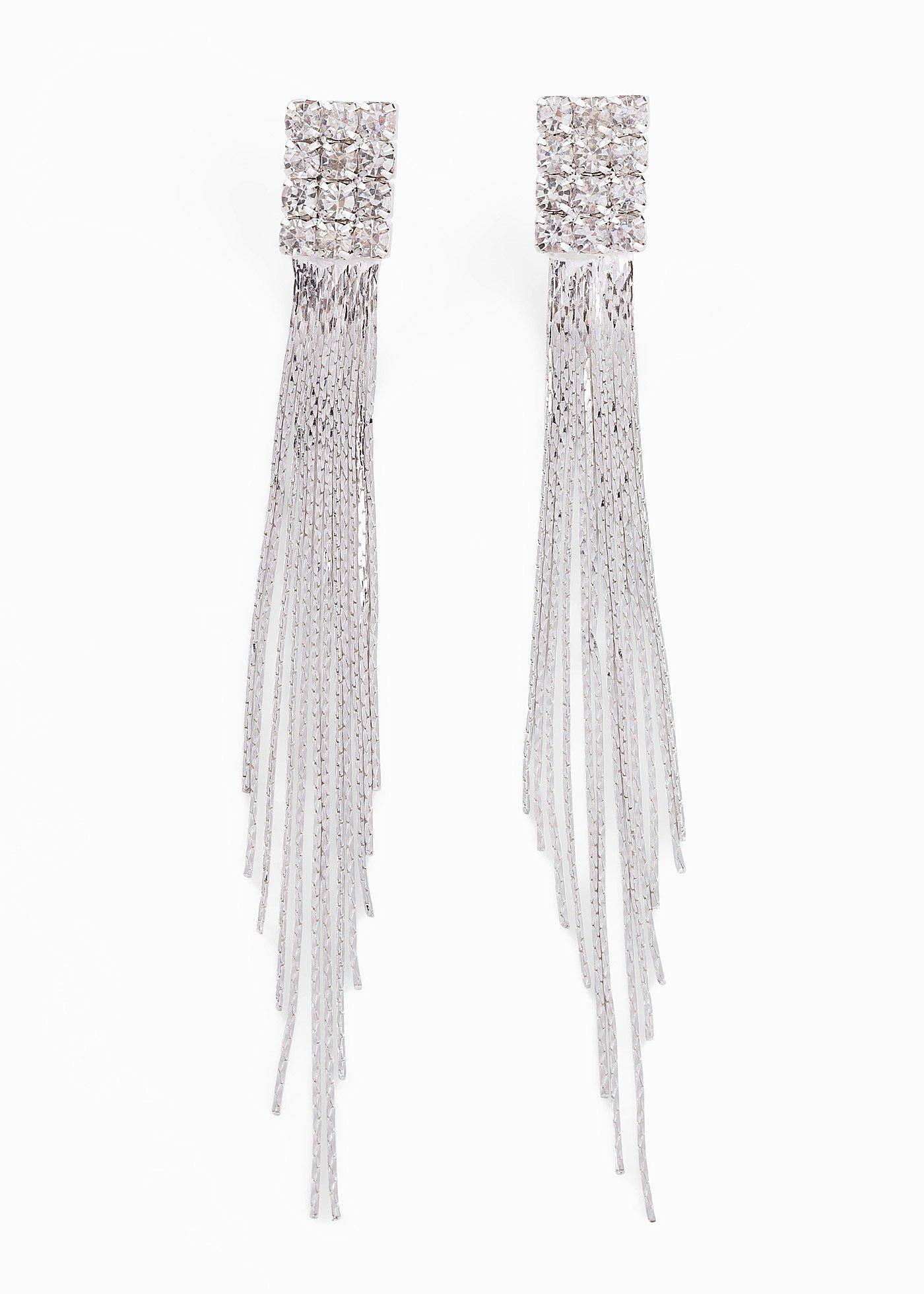 Boucles d'oreilles avec strass
