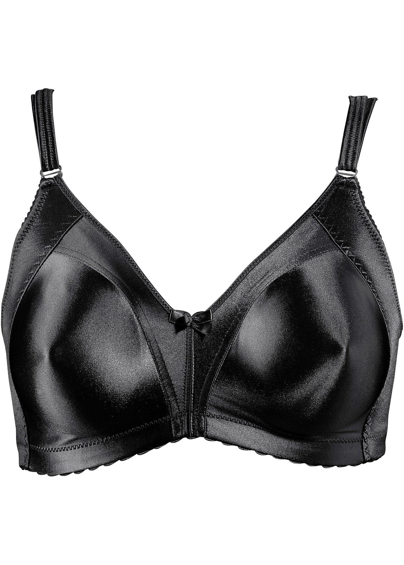 minimiseur en satin brillant avec préformés sans coutures noir, Bon. C minimiseur en satin brillant avec préformés sans coutures noir, Bon. C