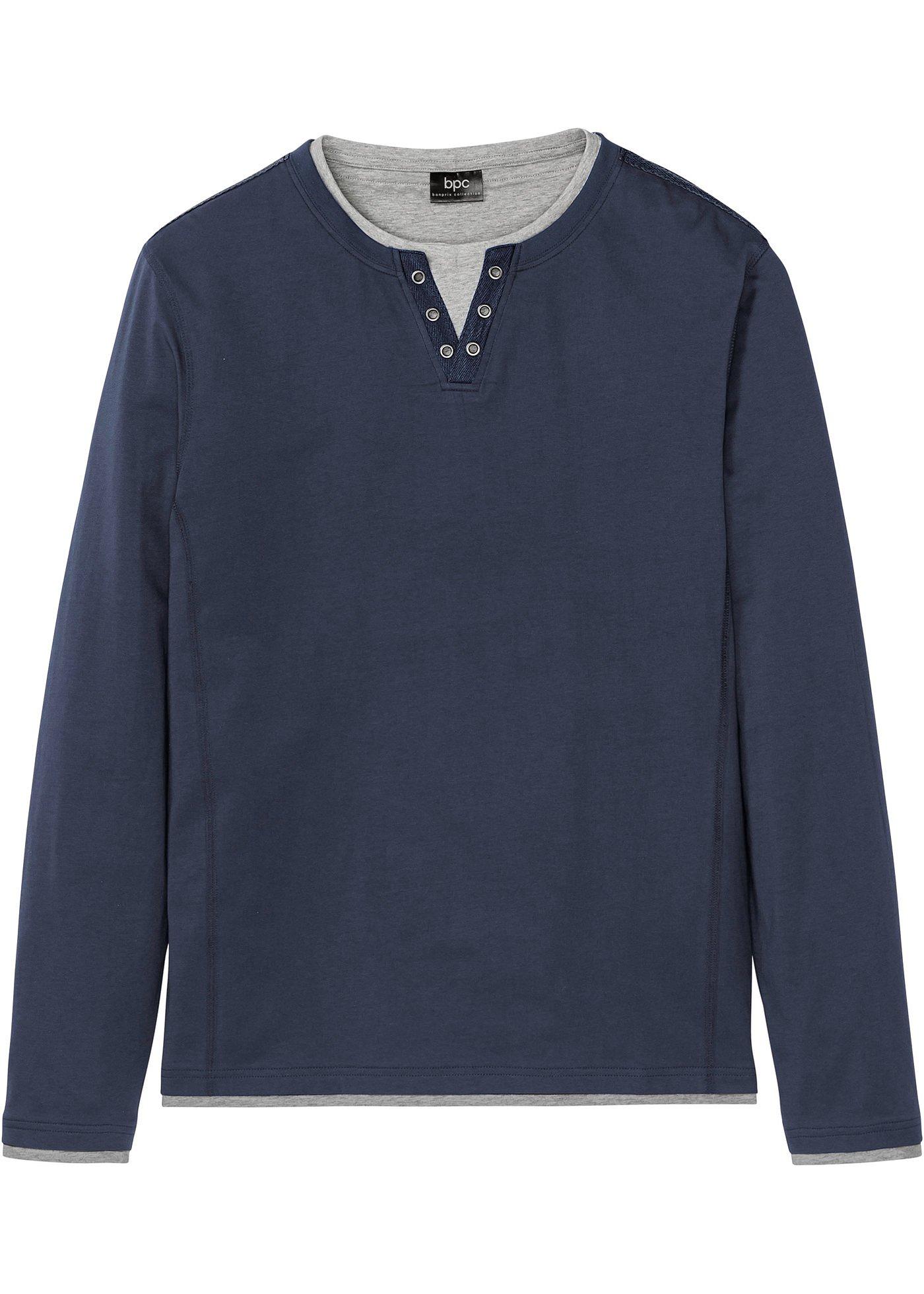 T-shirt 2 en 1 manches longues