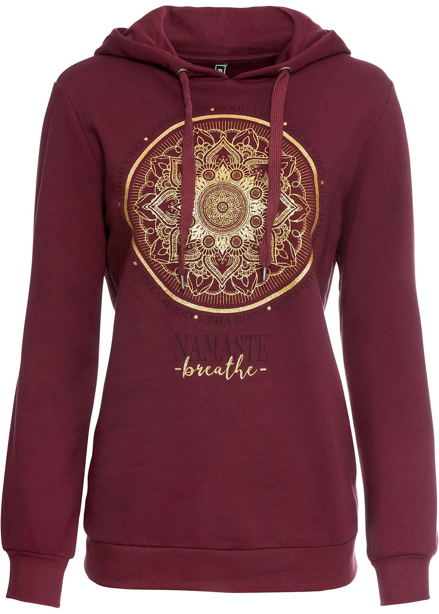 Sweat-shirt à imprimé brillant