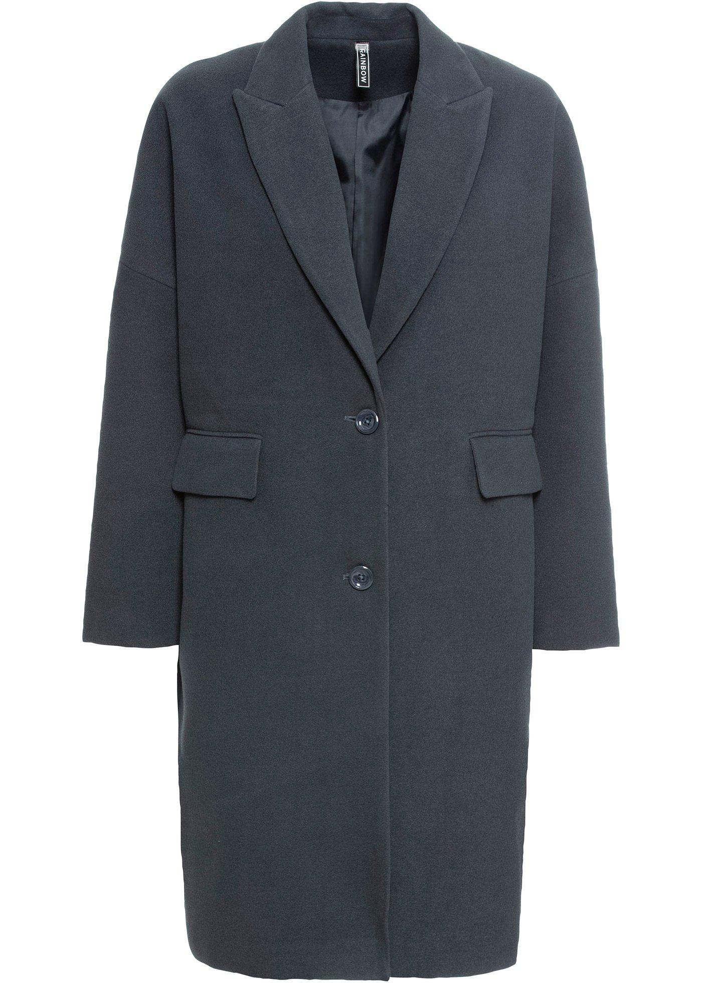 Manteau imitation laine forme en O