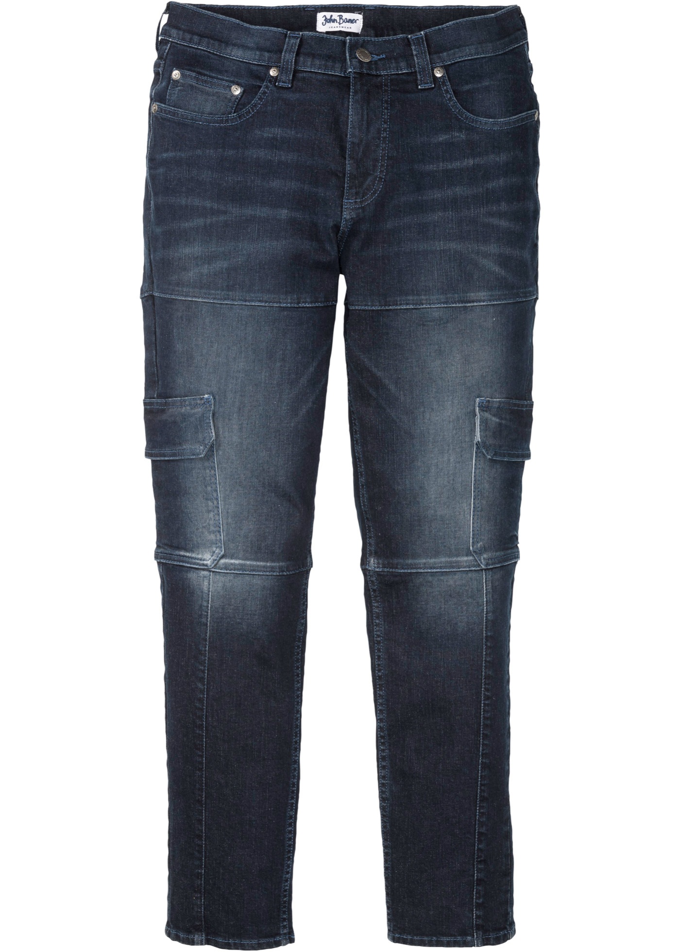 Jean extensible cargo Slim Fit Straight