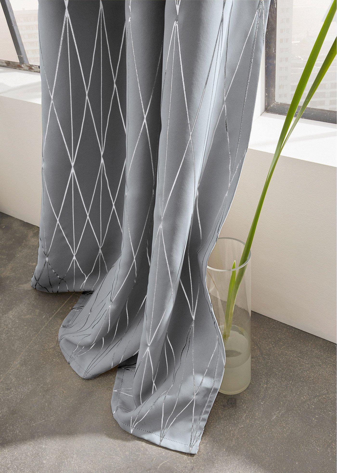 Panneau occultant à imprimé brillant (1 pce.)