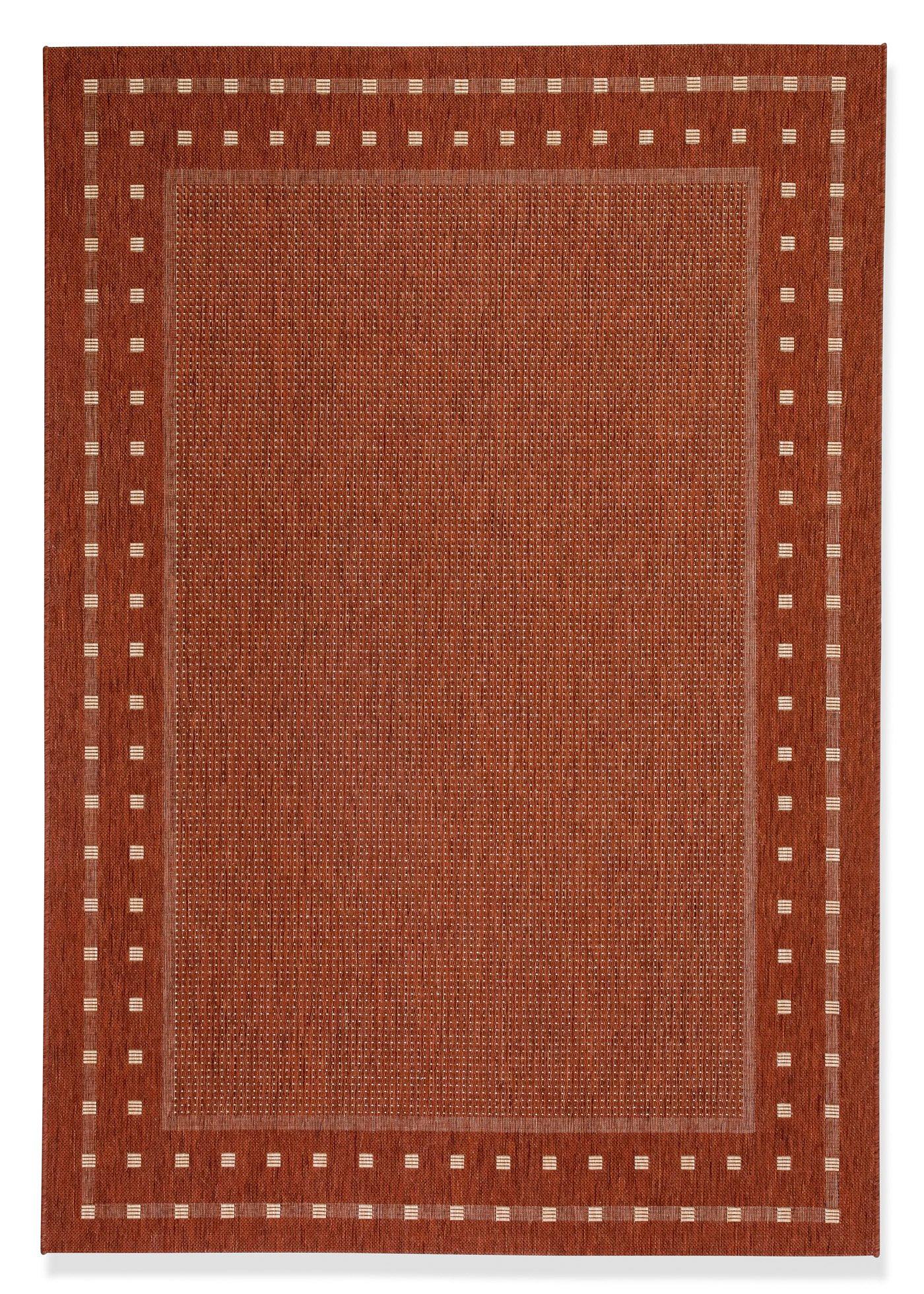 Tapis intérieur et extérieur avec bordure