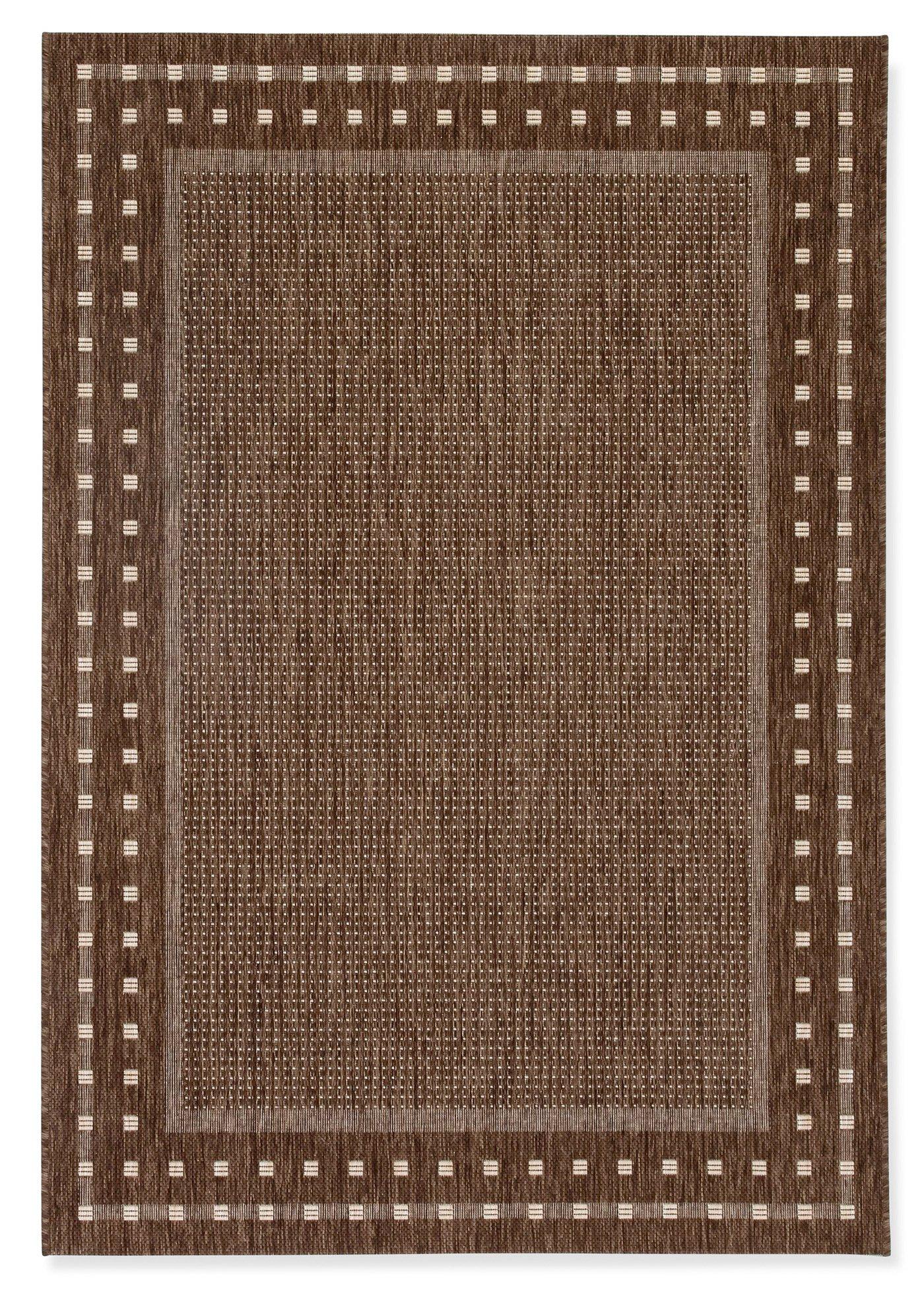 Tapis intérieur et extérieur avec bordure