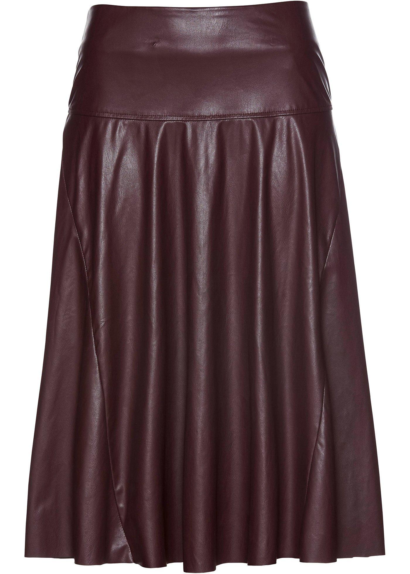 Jupe synthétique imitation cuir