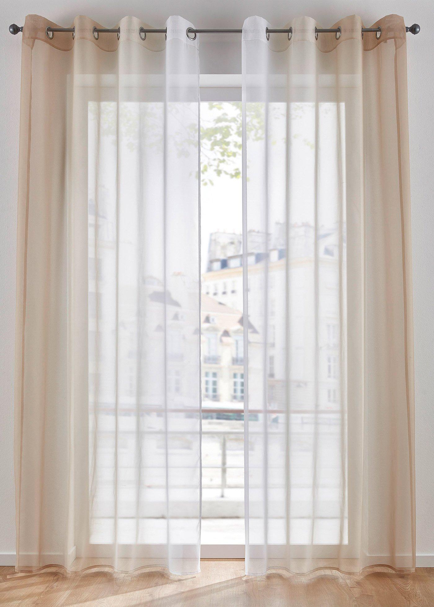 Voilage en dégradé (Ens. 2 pces.)