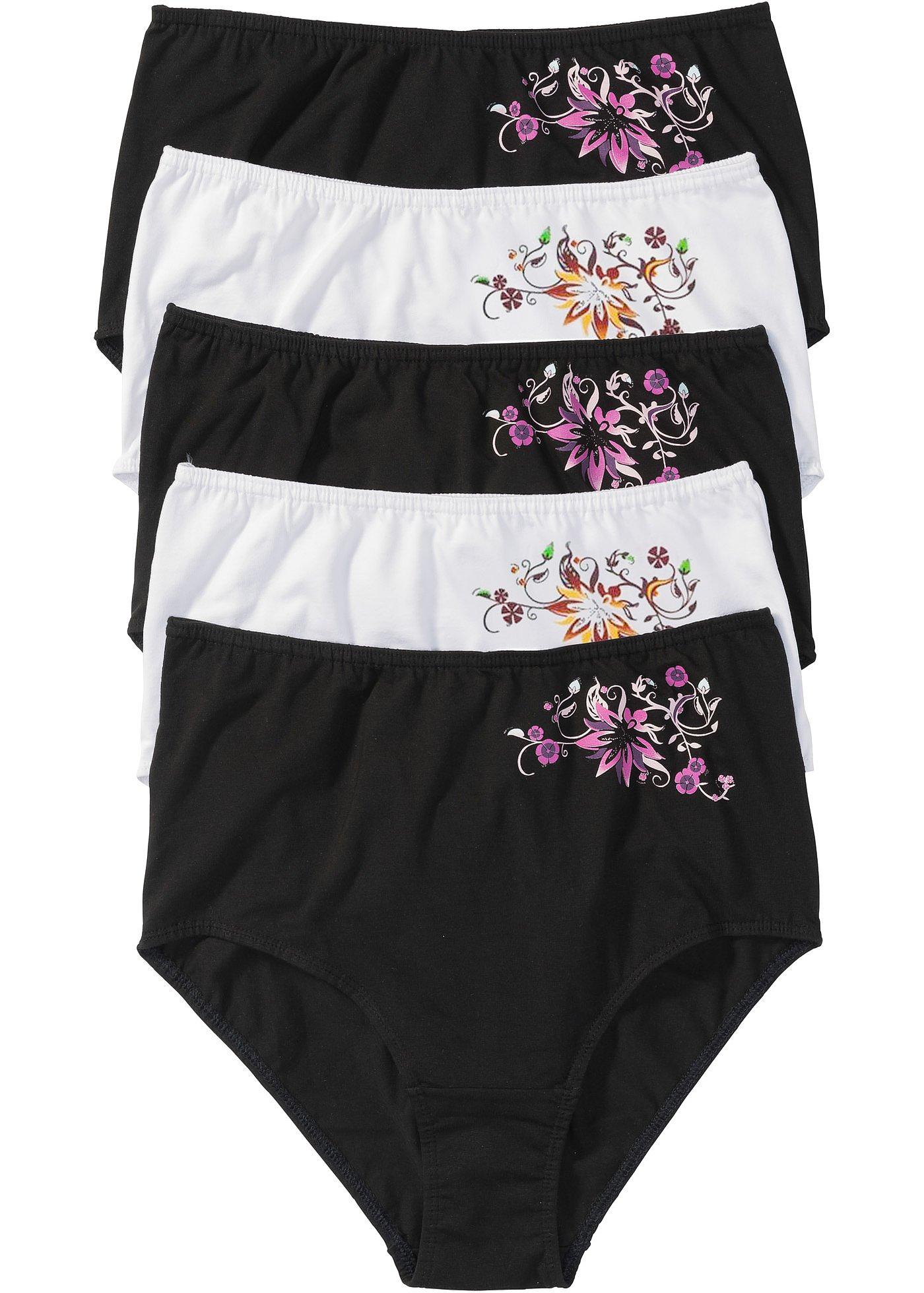 Slip à Taille Haute Sassa Fine Rib - Taille 40-60, Blanc, 100% Coton, Doublure Entrejambe - Neuf Avec étiquettes