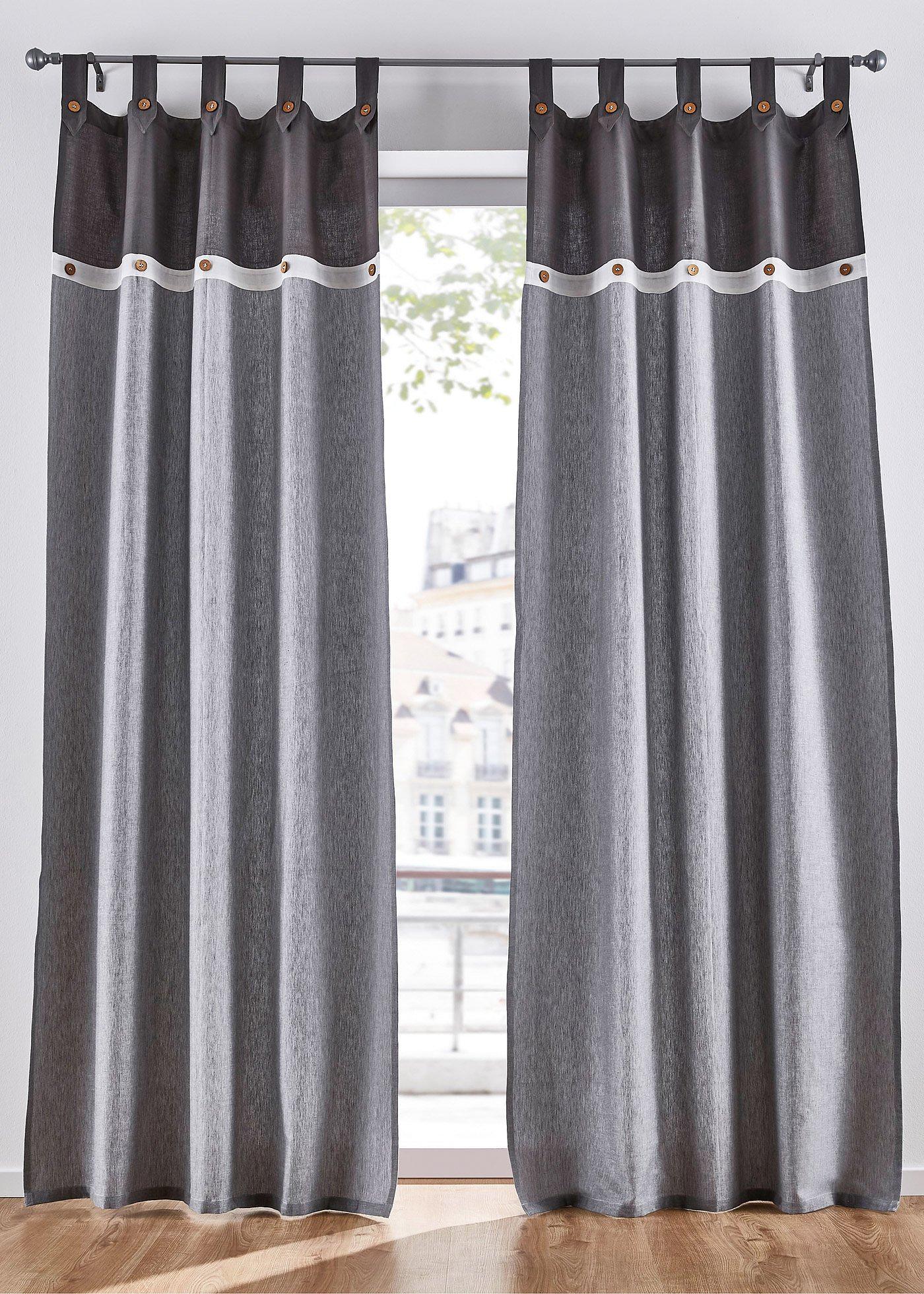 Panneau en coton avec boutons (1 pce.)