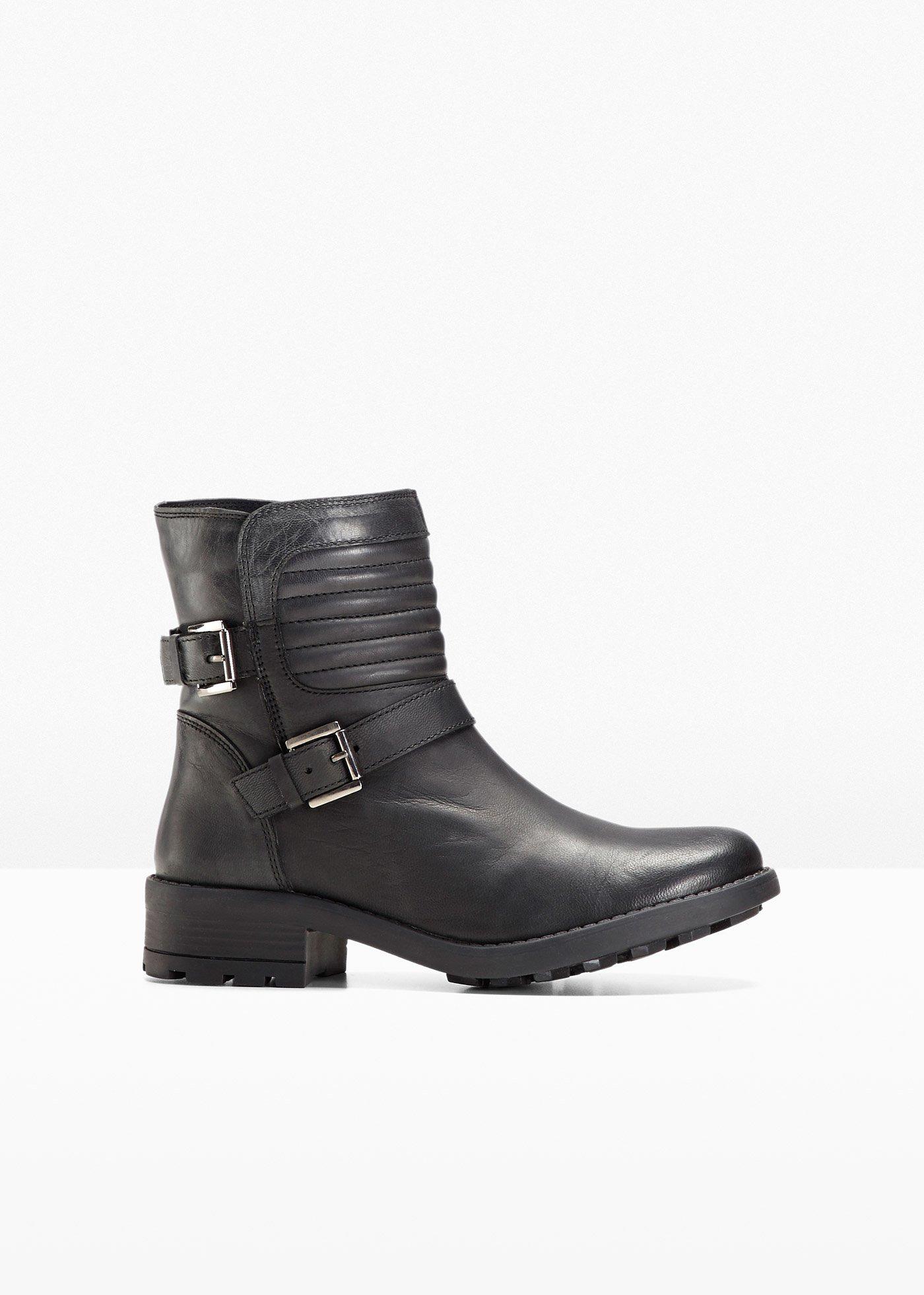 Bottines en cuir