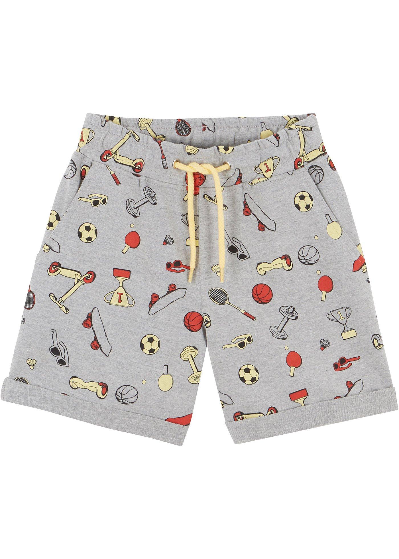 Bermuda sweat à imprimé