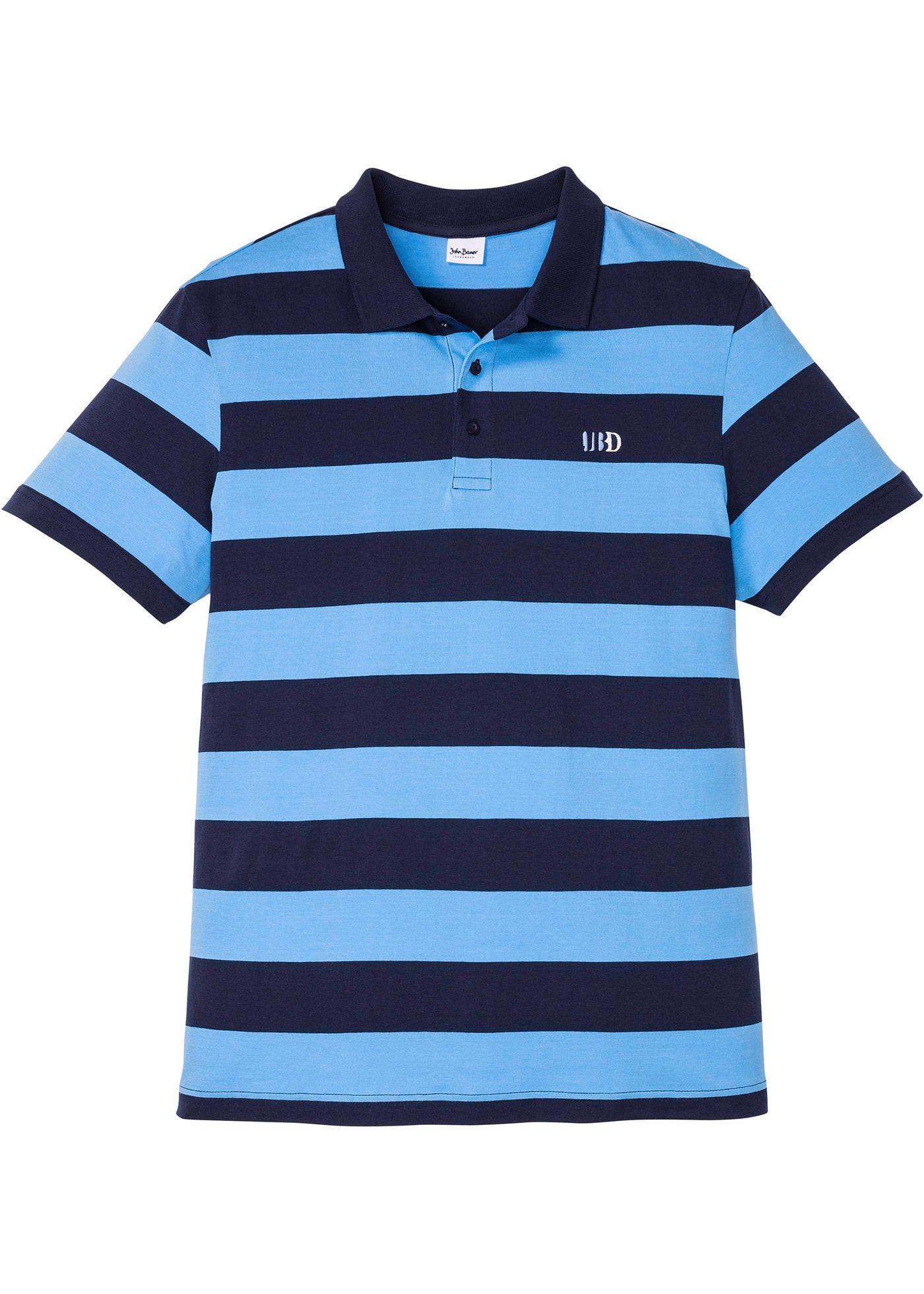 Polo avec petite broderie, manches courtes