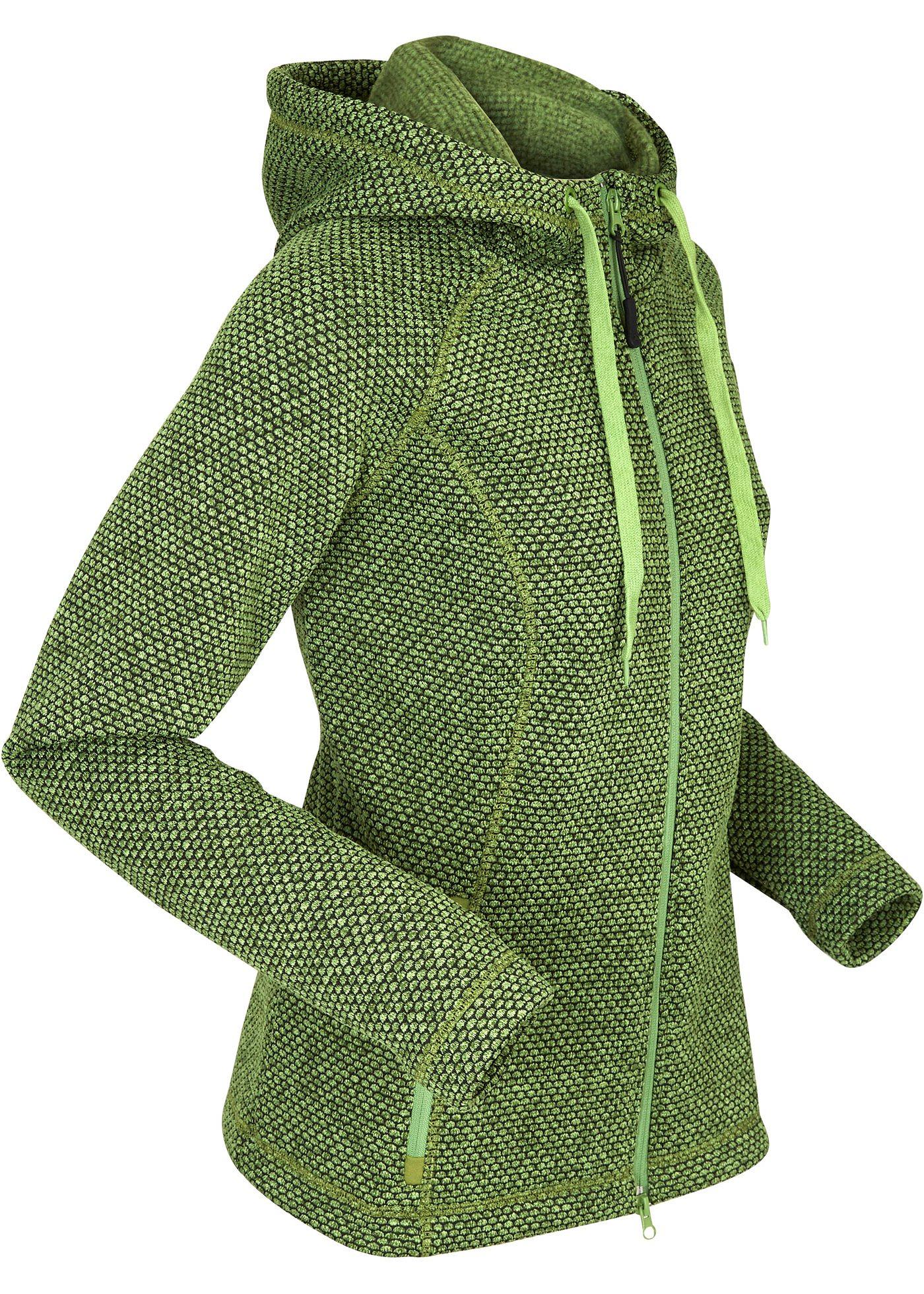 Veste longue maille polaire