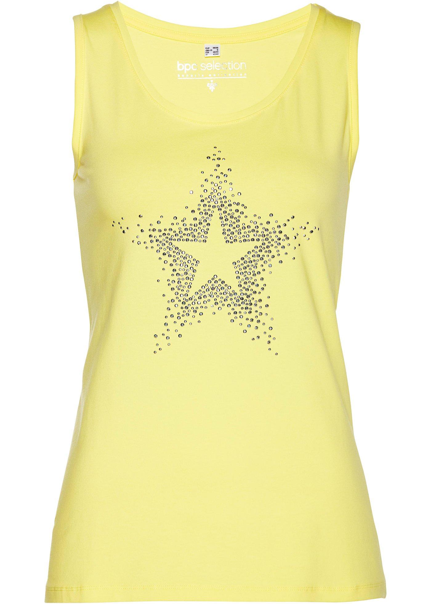 Top avec éléments brillants