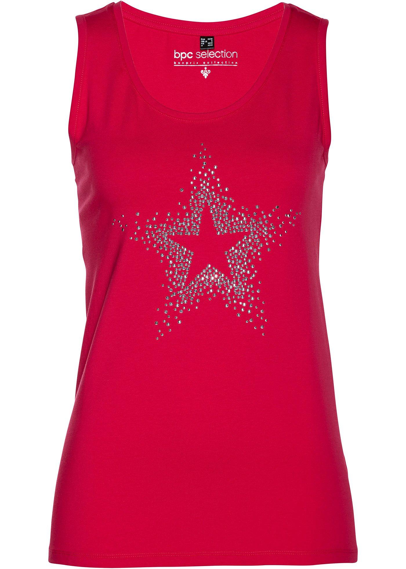 Top avec éléments brillants