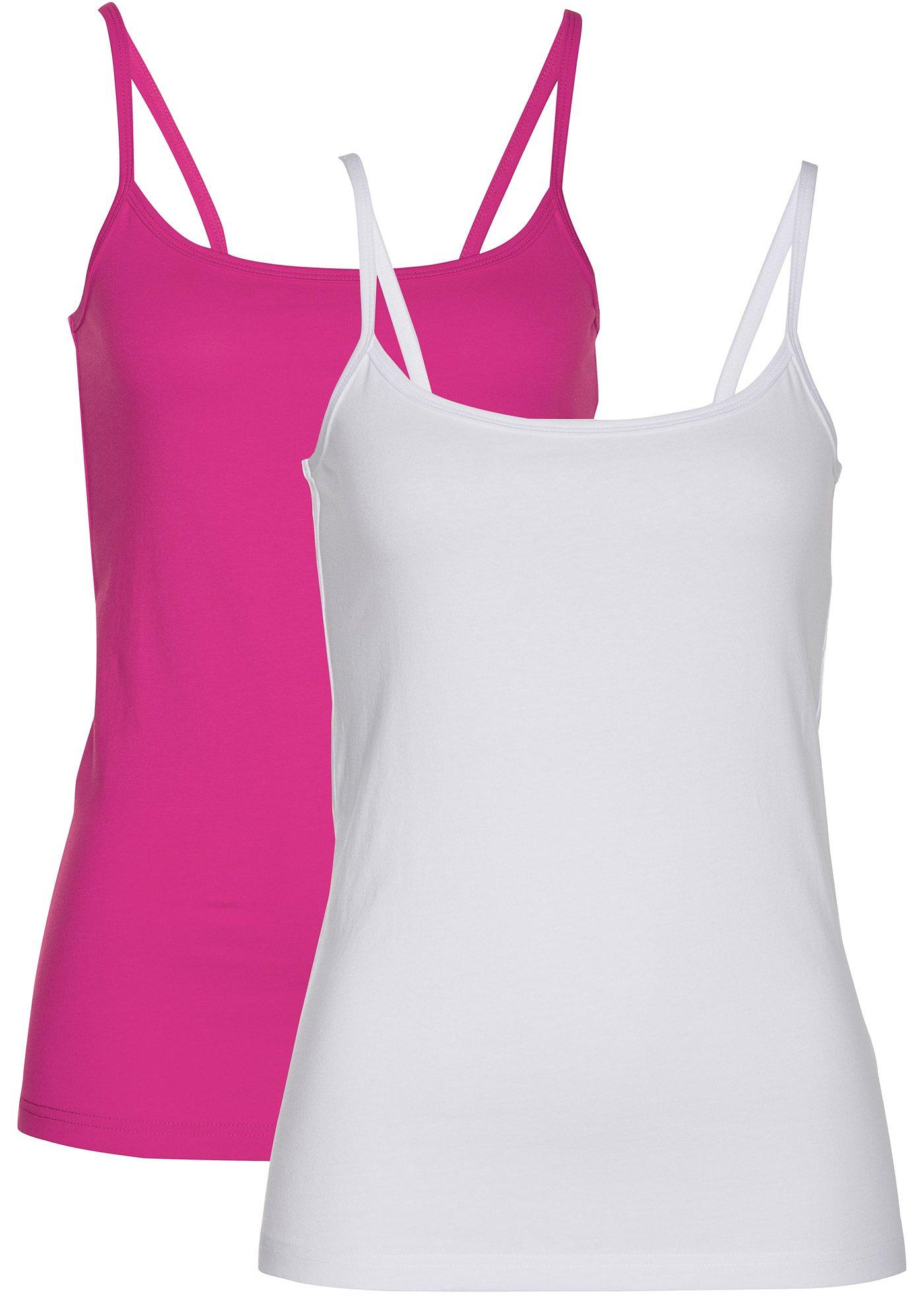 Lot de 2 tops à bretelles spaghetti