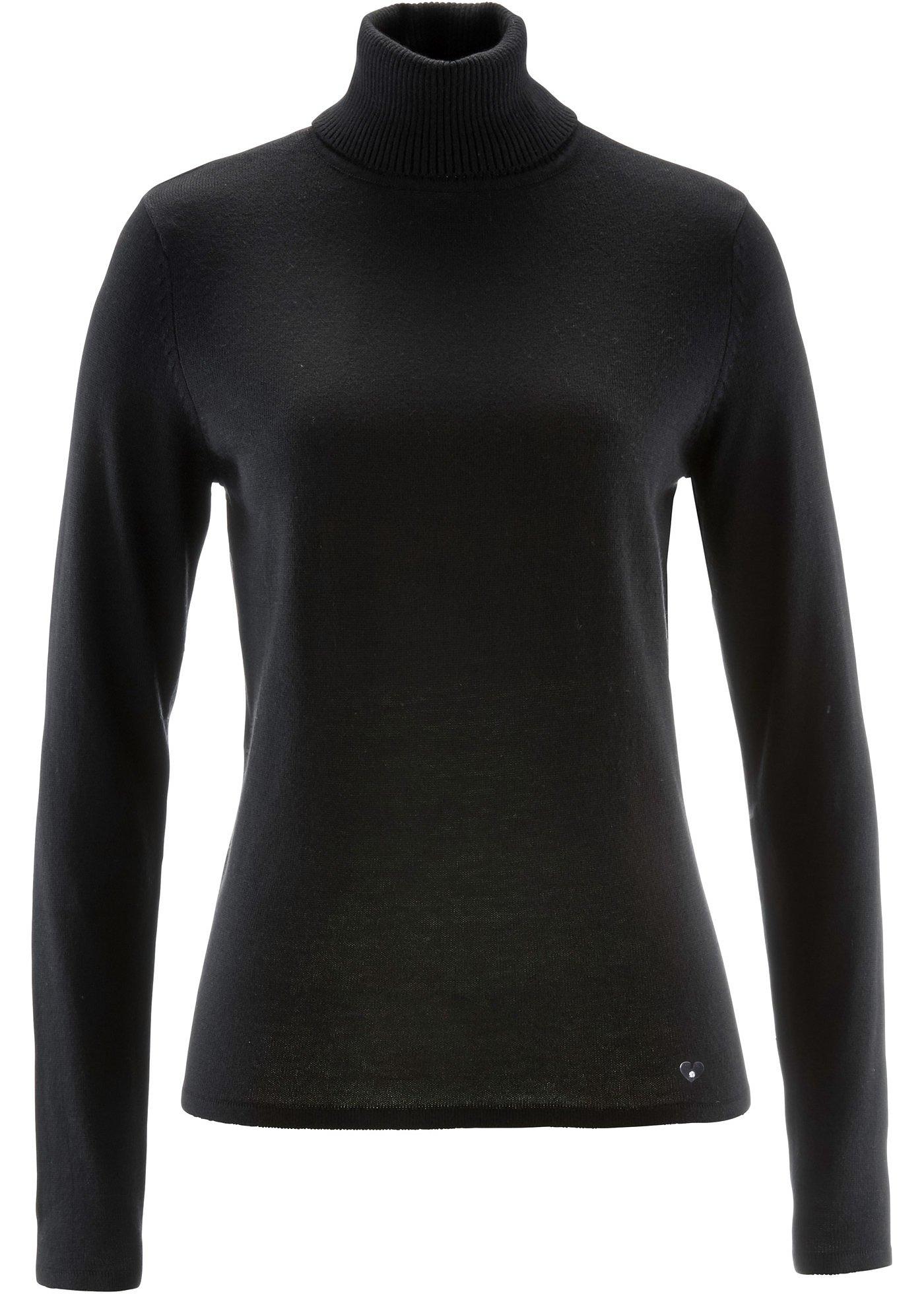 Pull col roulé à teneur cachemire Premium