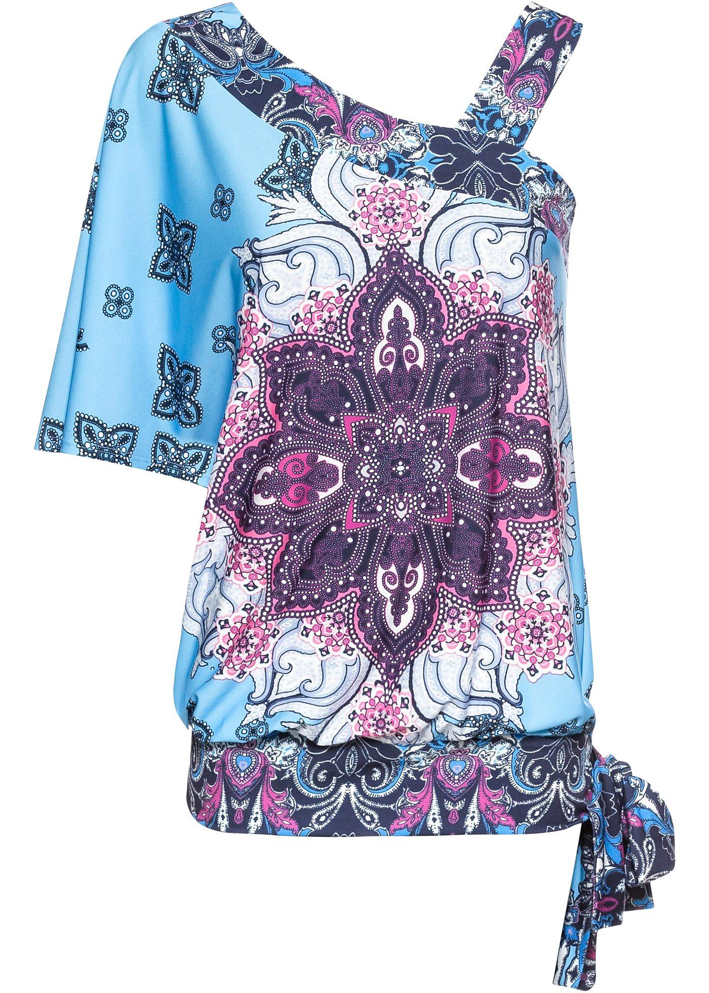 T-shirt à une manche avec nœud