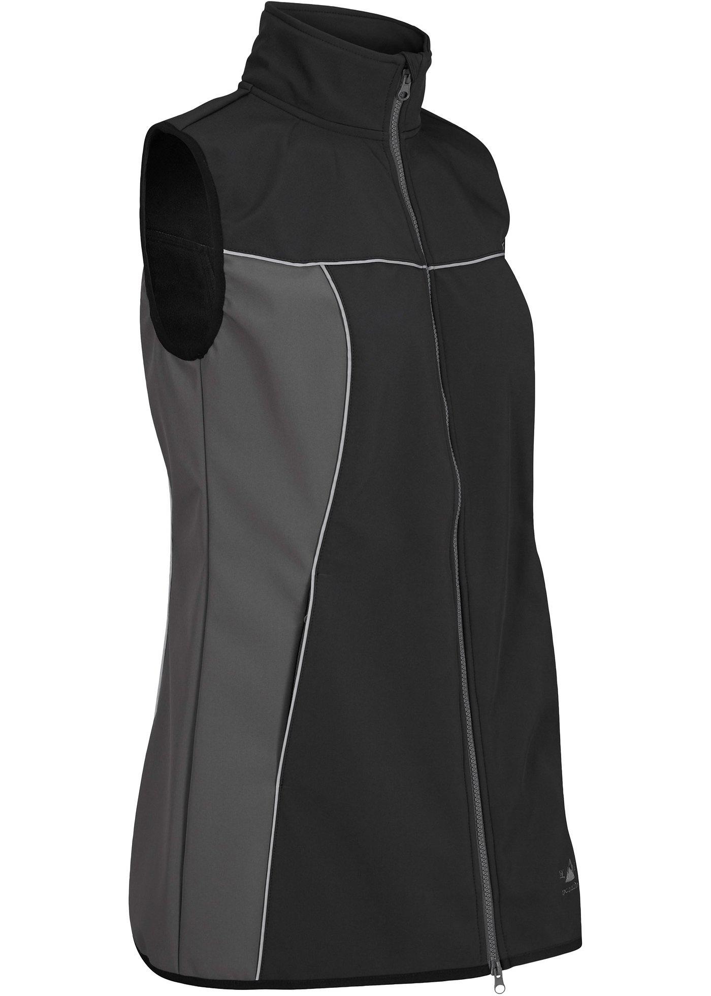 Image de Gilet sans manches softshell avec détails réfléchissants