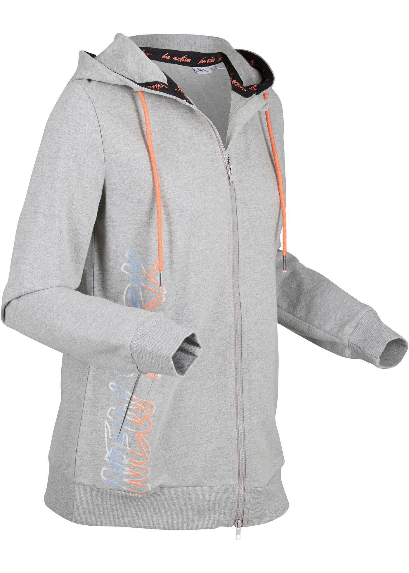 Veste sweatshirt à capuche, manches longues