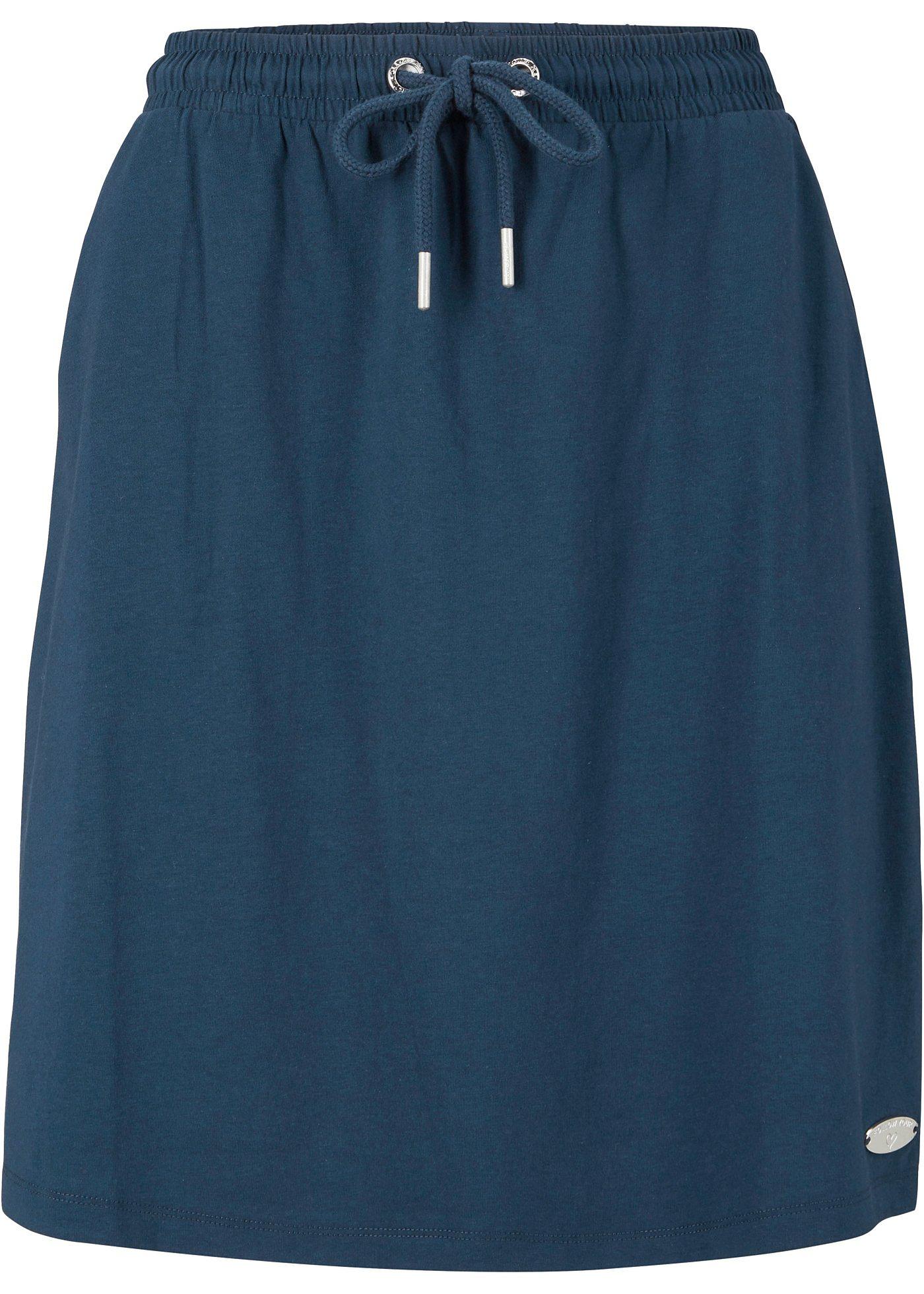 Jupe en jersey avec taille côtelée