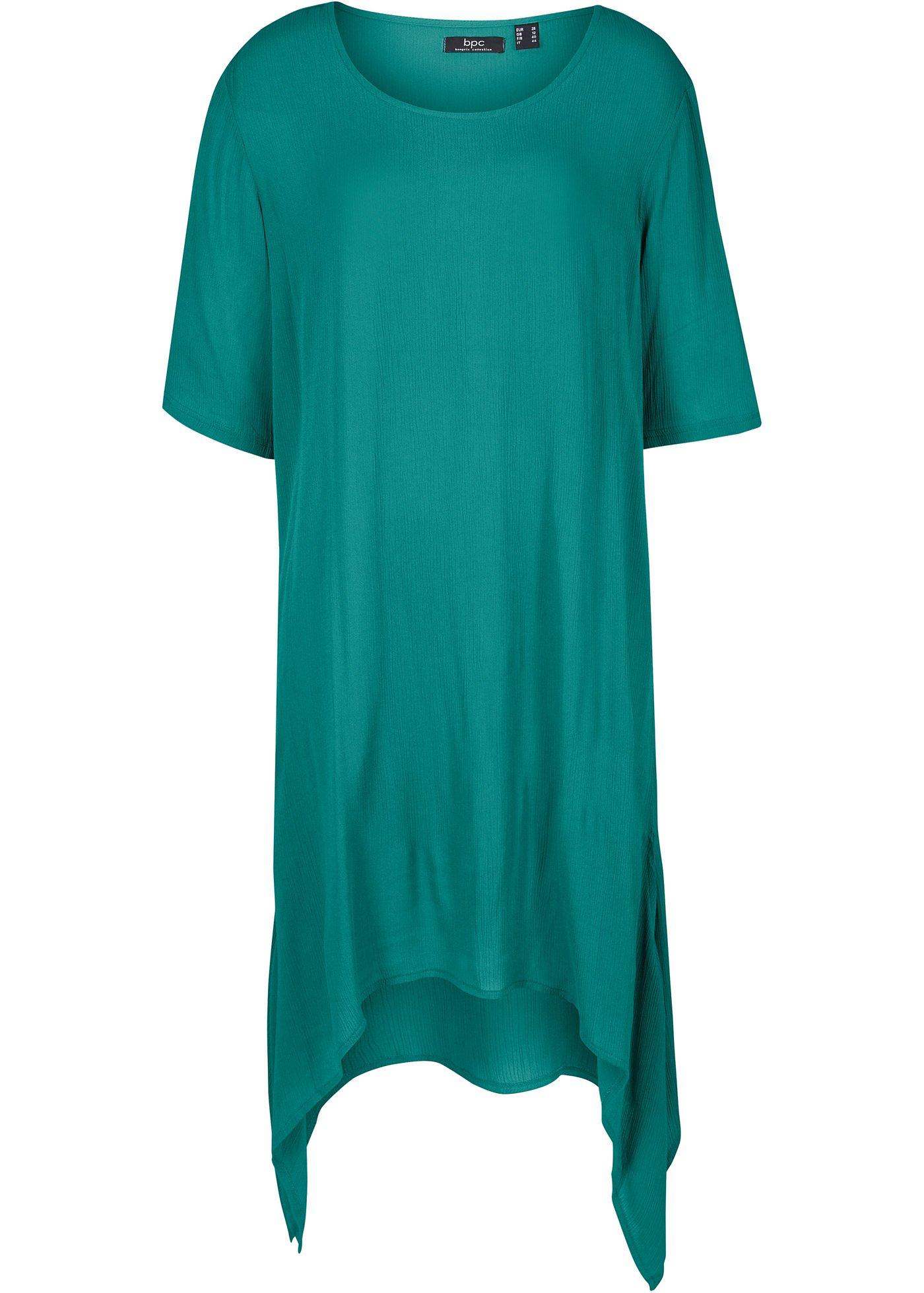 Robe en crêpe à pans