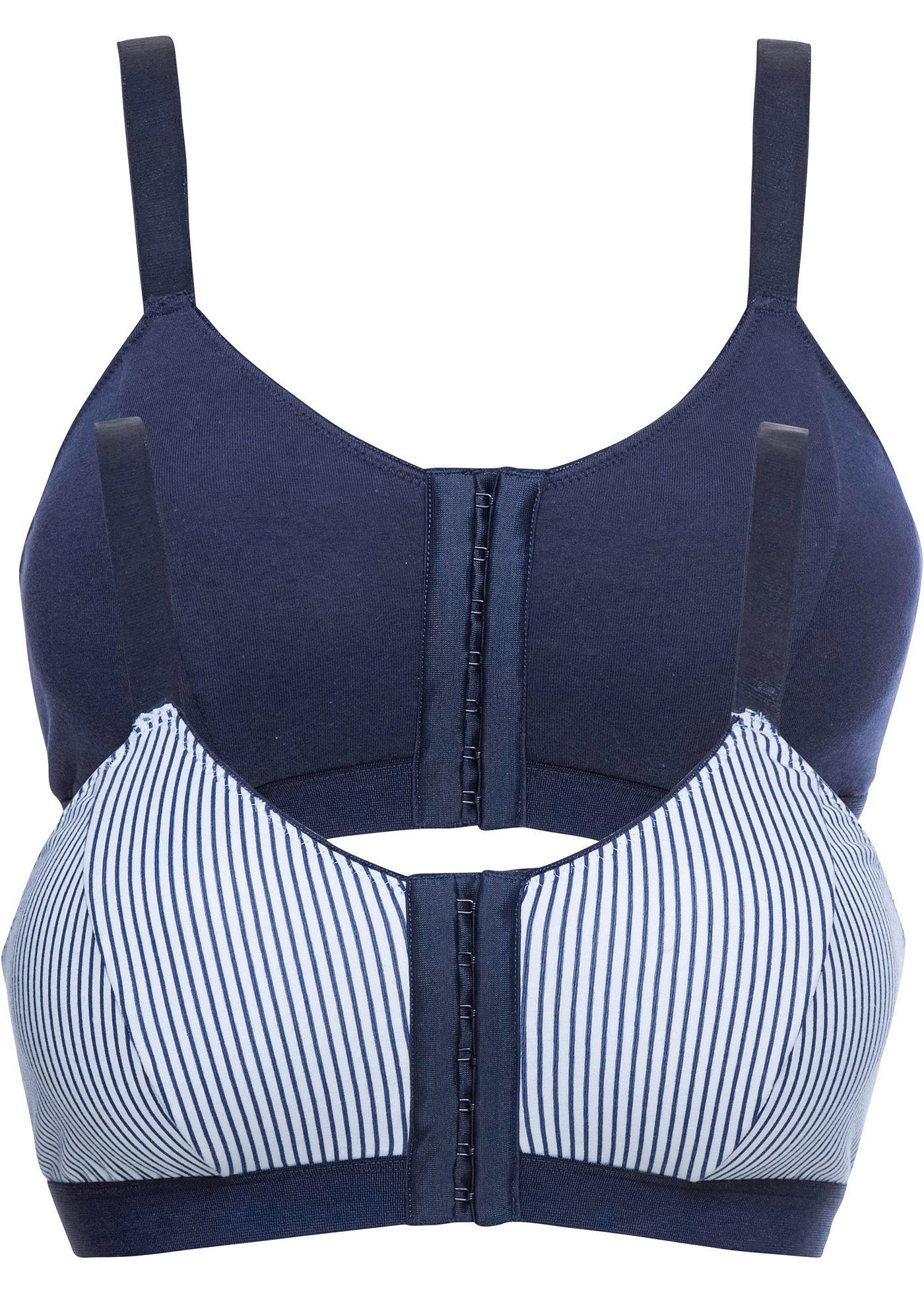 Lot de 2 soutiens-gorge fermeture devant