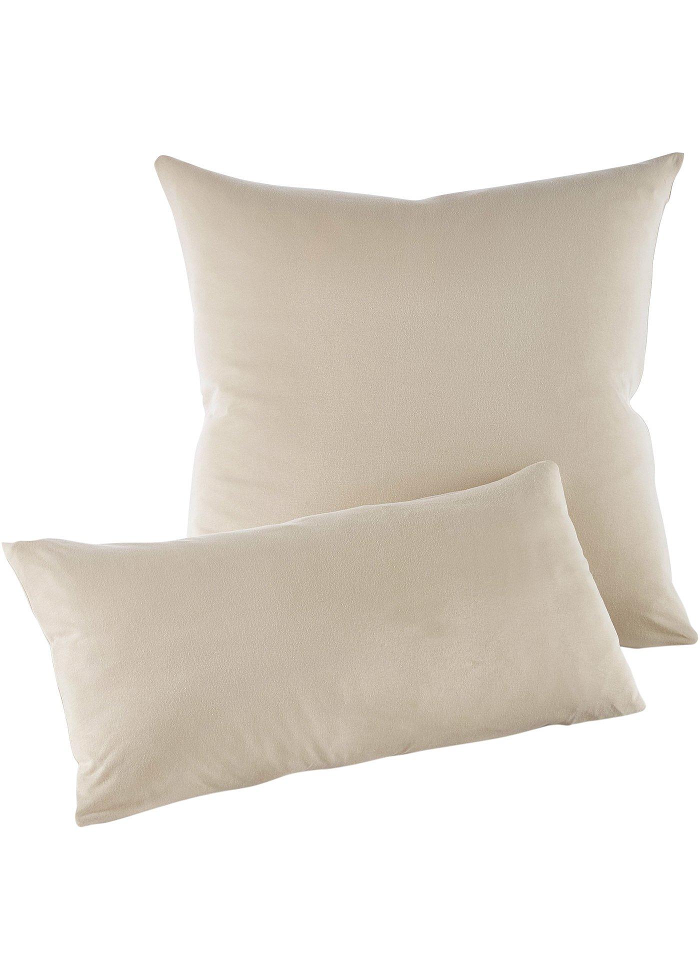 Lot de 2 housses de coussin en jersey