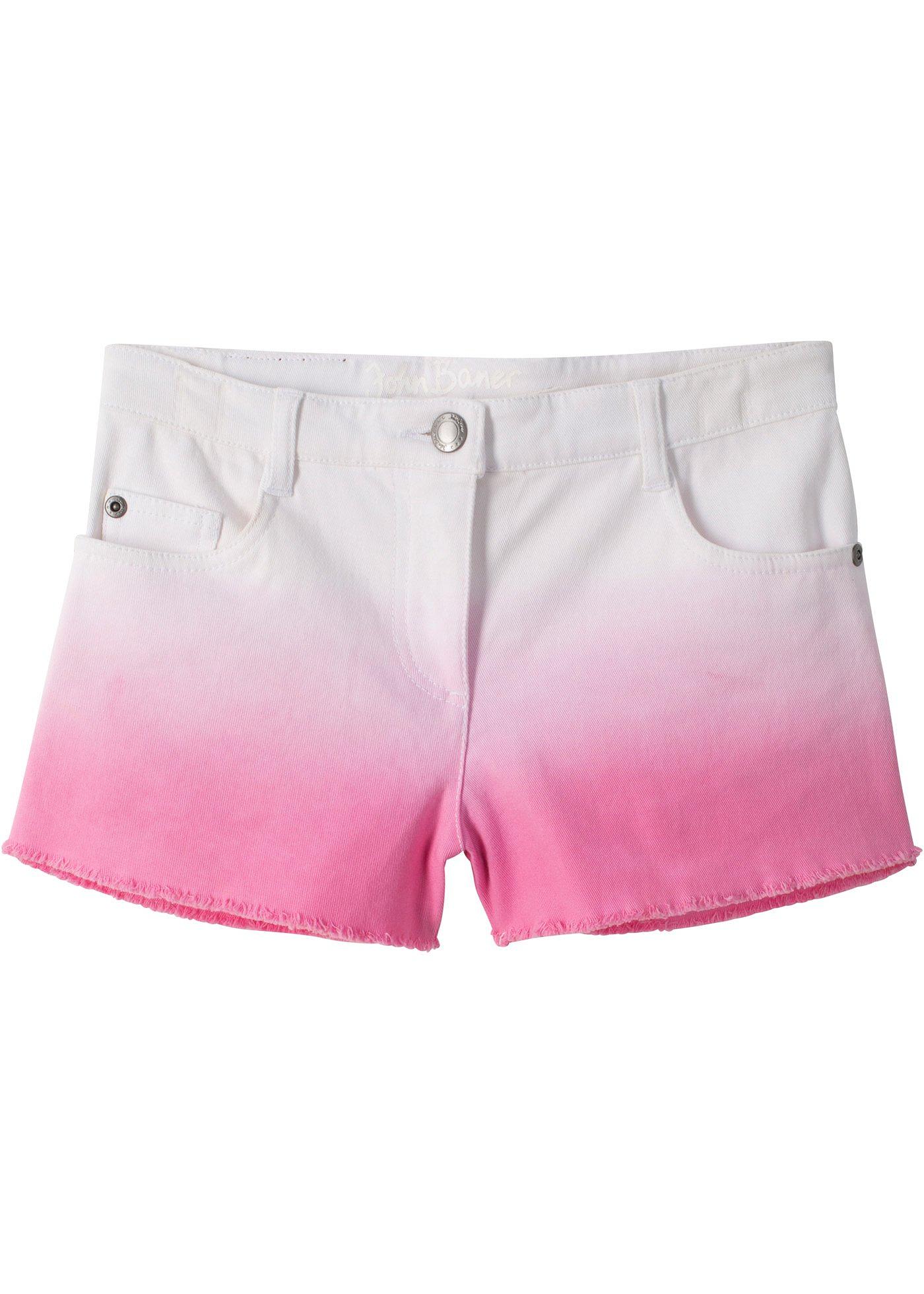 Short en twill effet délavé