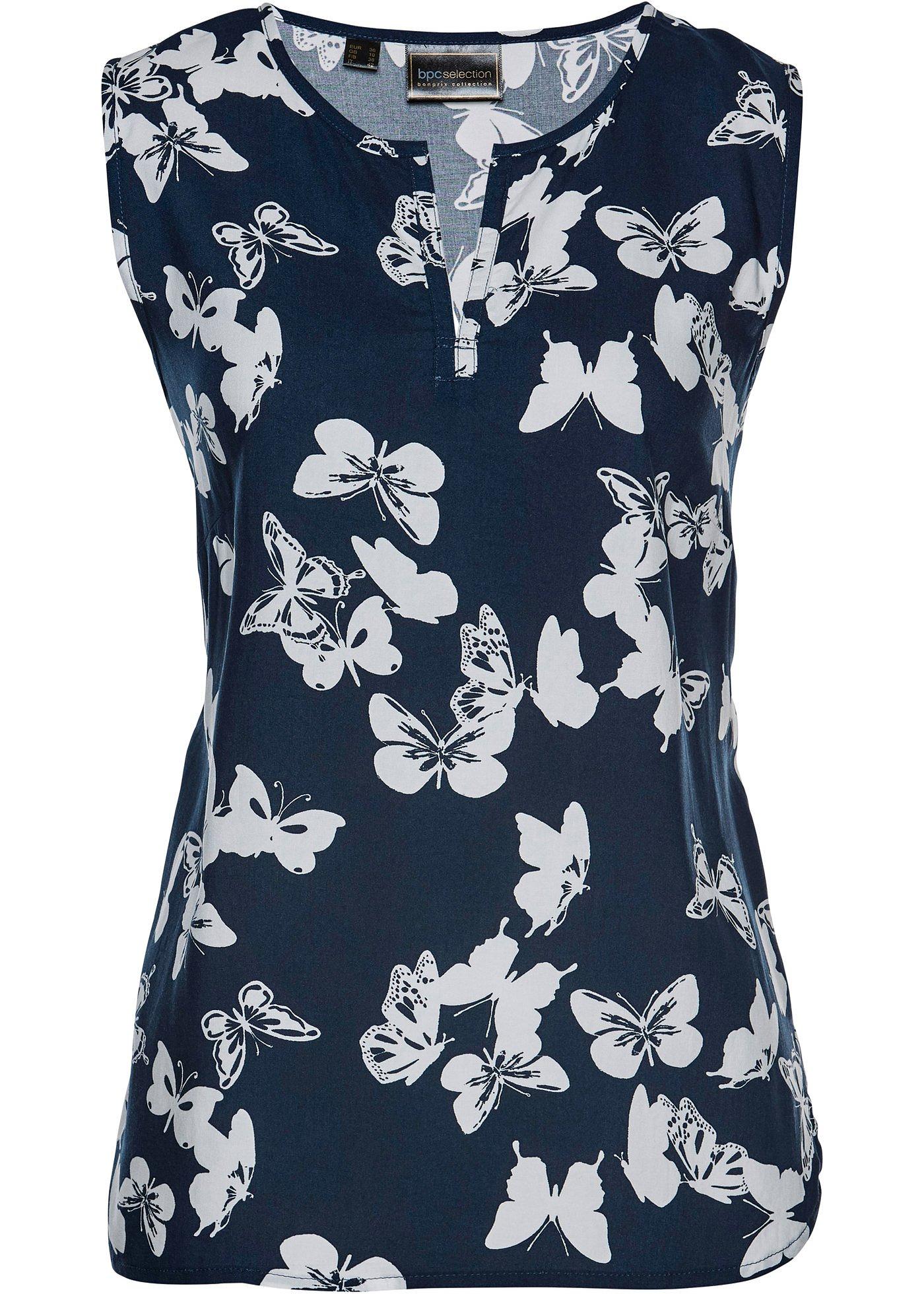 Top blouse en viscose