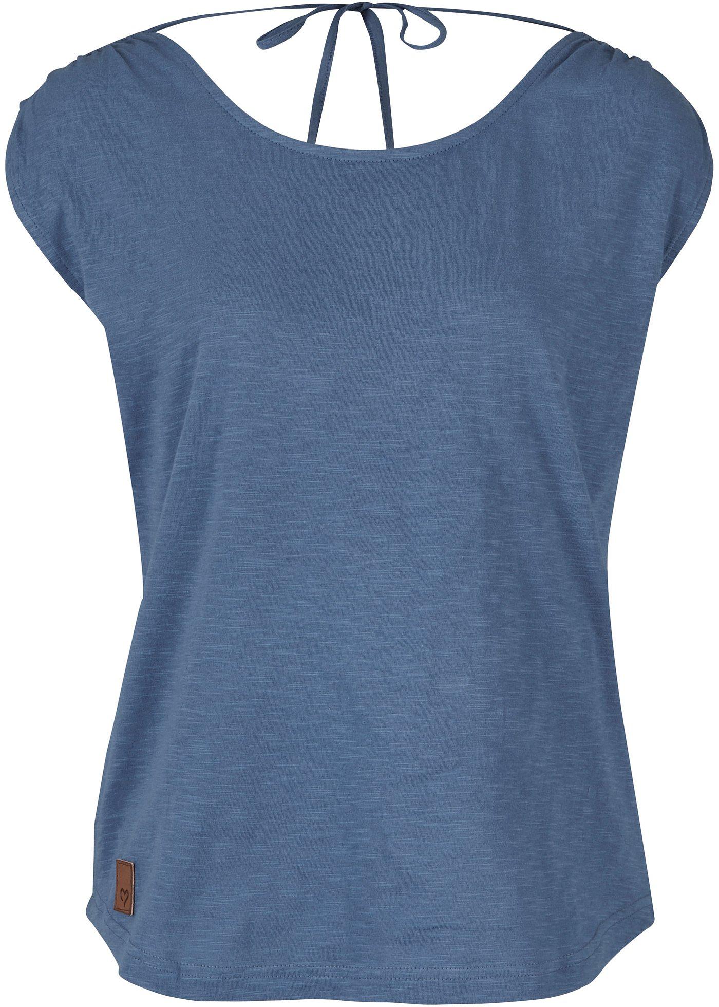 Top T-shirt avec décolleté dos