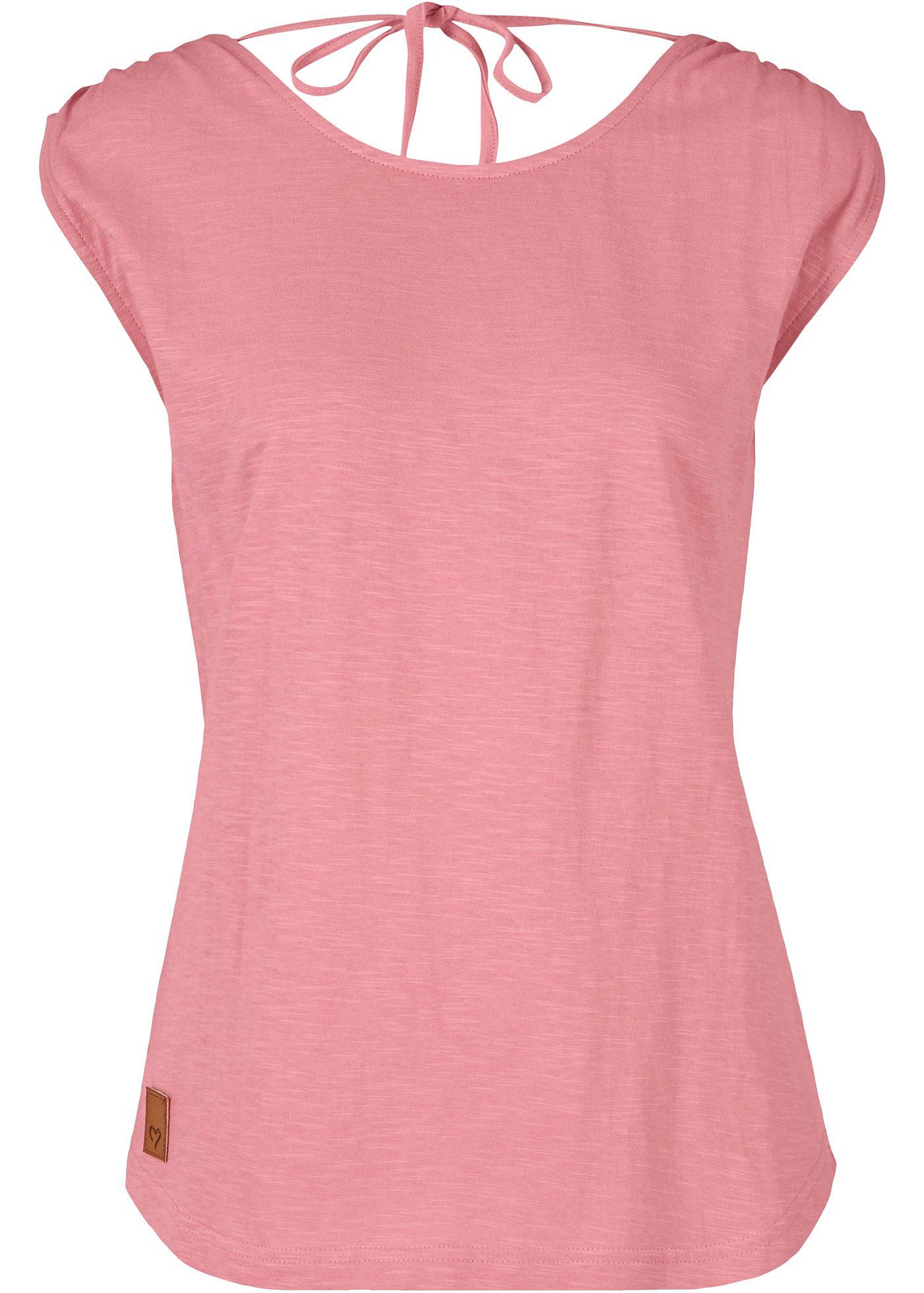 Top T-shirt avec décolleté dos