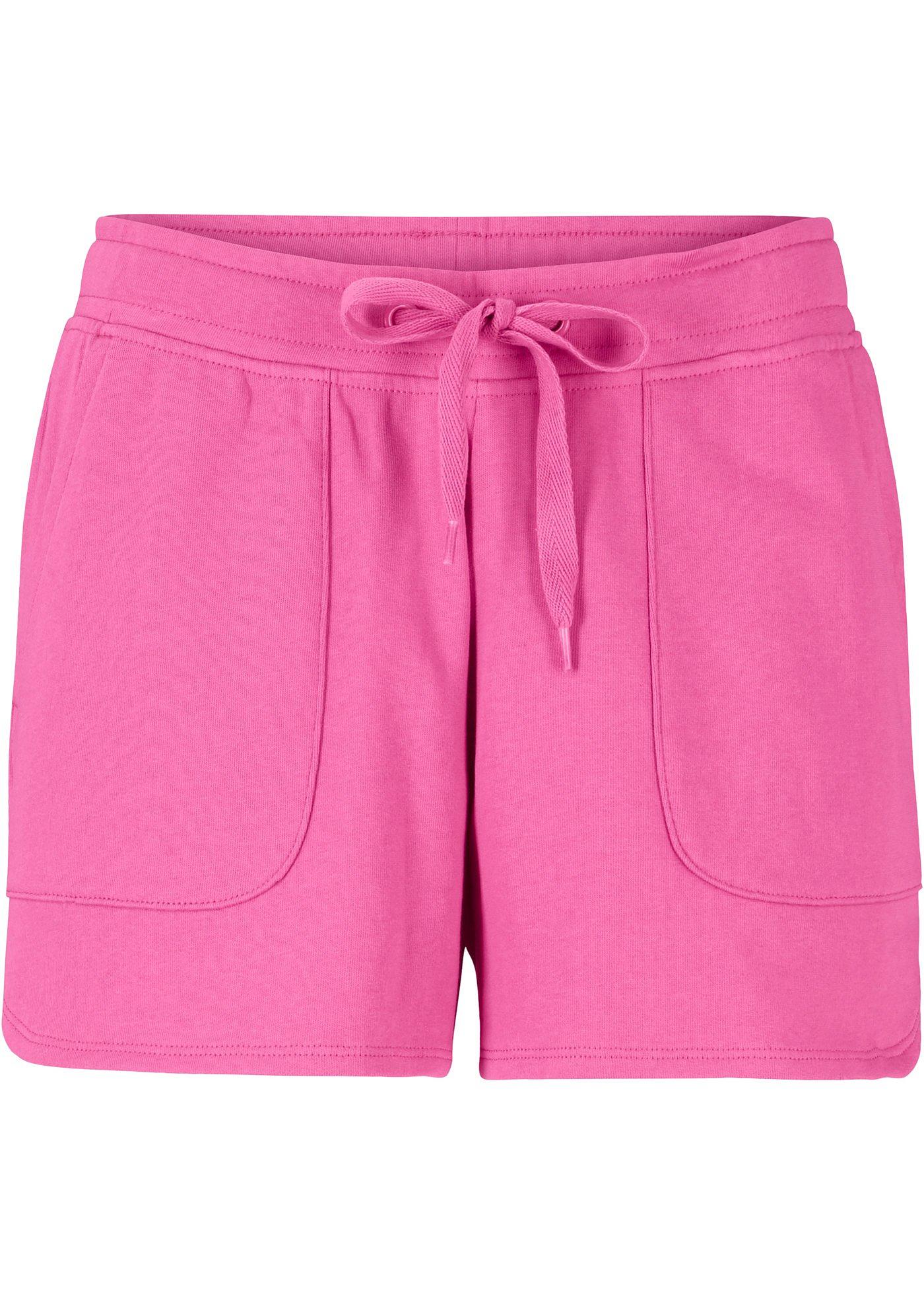 Short en sweat avec cordon coulissé